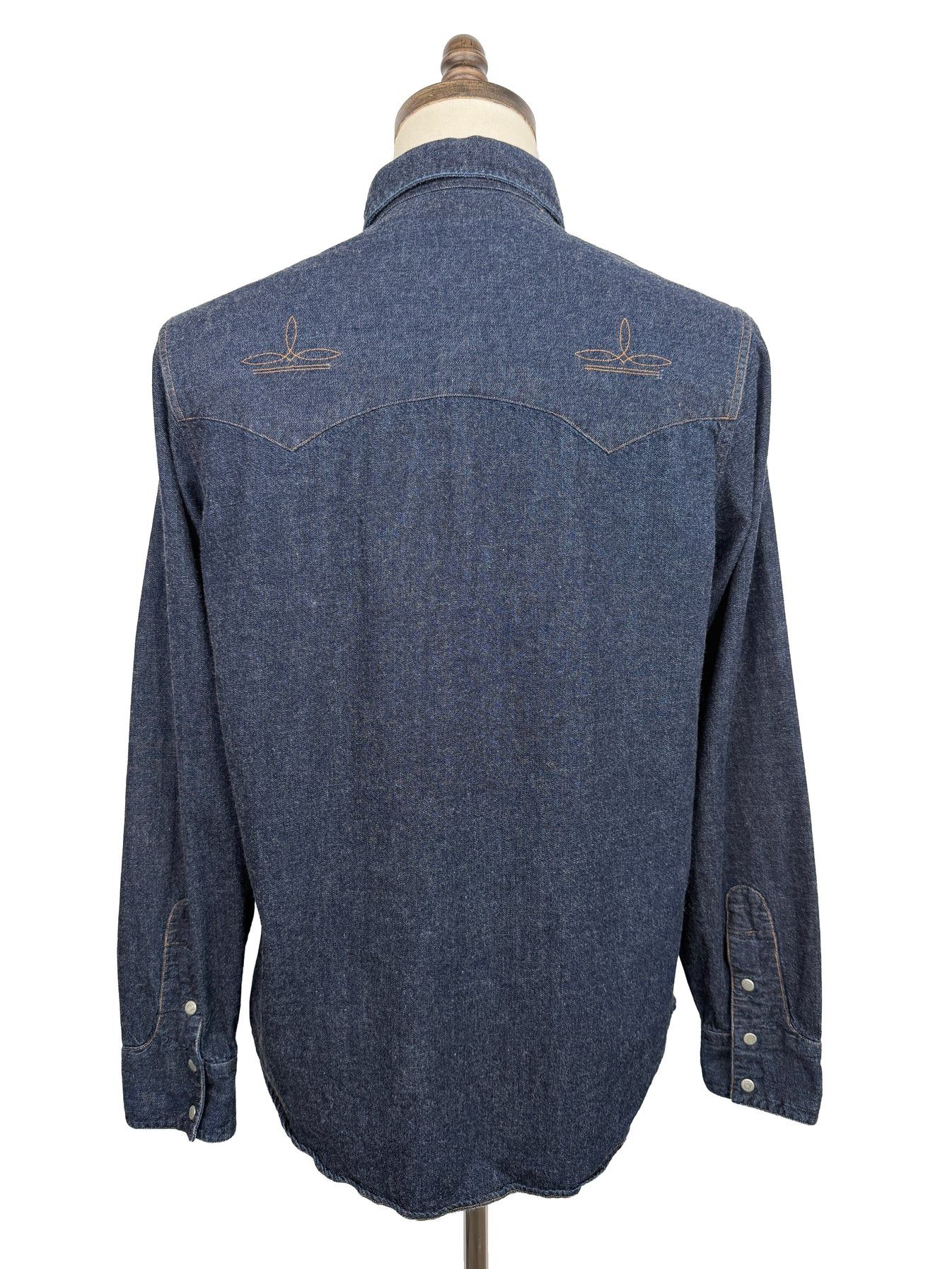 RRL Ralph Lauren Polo Western Slim Fit Western Shirt Size US M / EU 48-50 / 2 - 2 Thumbnail
