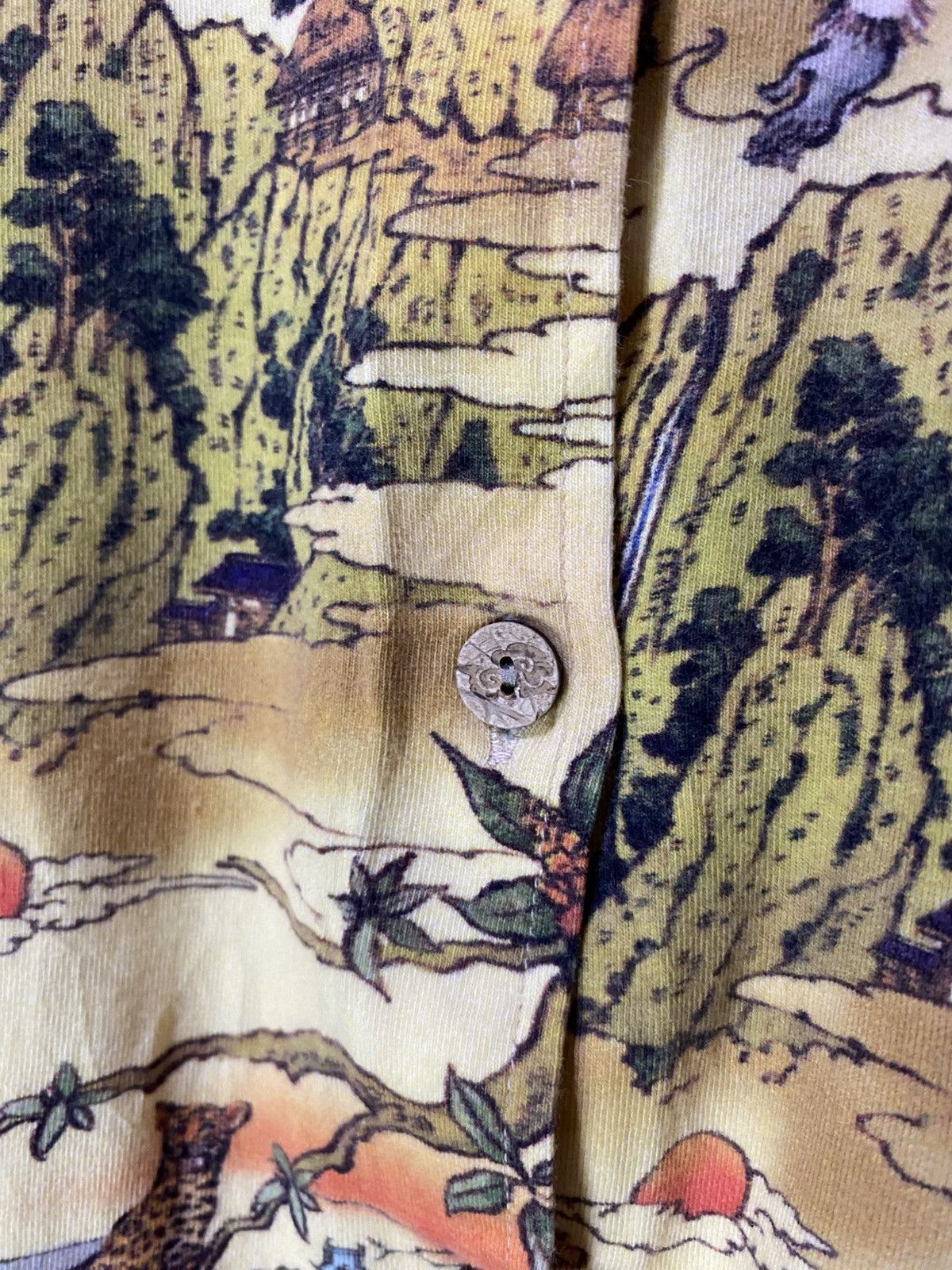 Japanese Brand 2000s Mash Mania Zoo Art Over Print Long Sleeve Size XS / US 0-2 / IT 36-38 - 7 Thumbnail