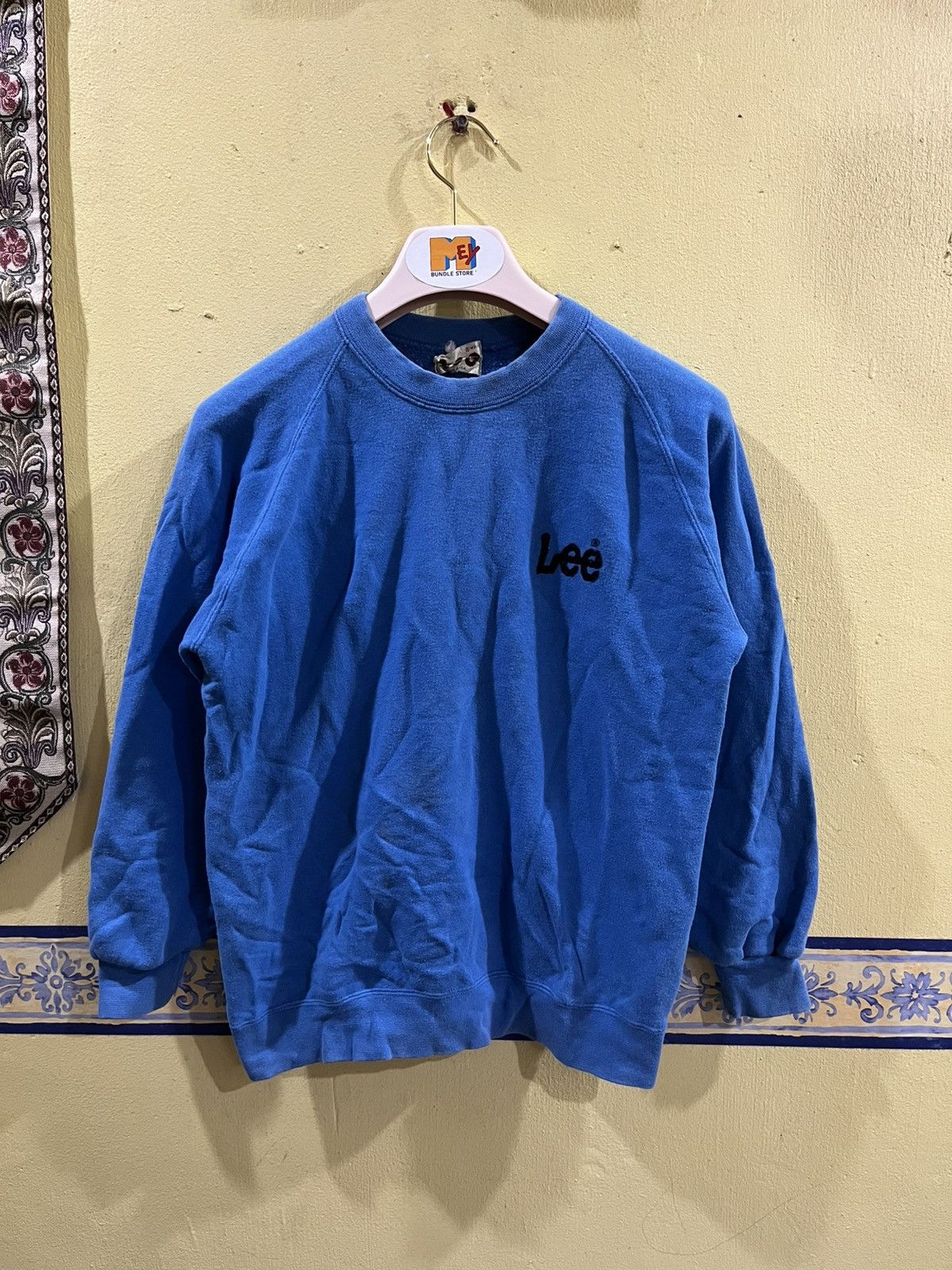 Lee vintage Lee plain blue crewneck sweatshirt Size US M / EU 48-50 / 2 - 1 Thumbnail