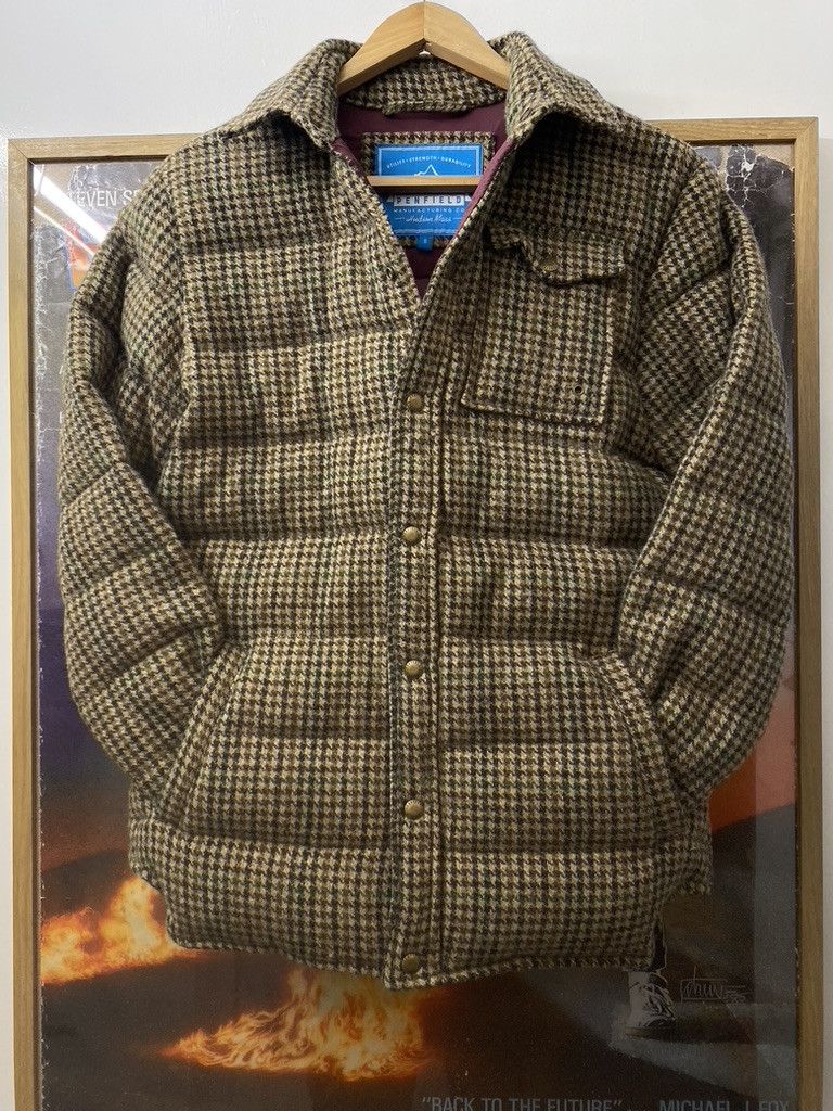 Penfield Penfield x Abraham Moon & Sons Tweed Down Jacket Size US S / EU 44-46 / 1 - 1 Thumbnail
