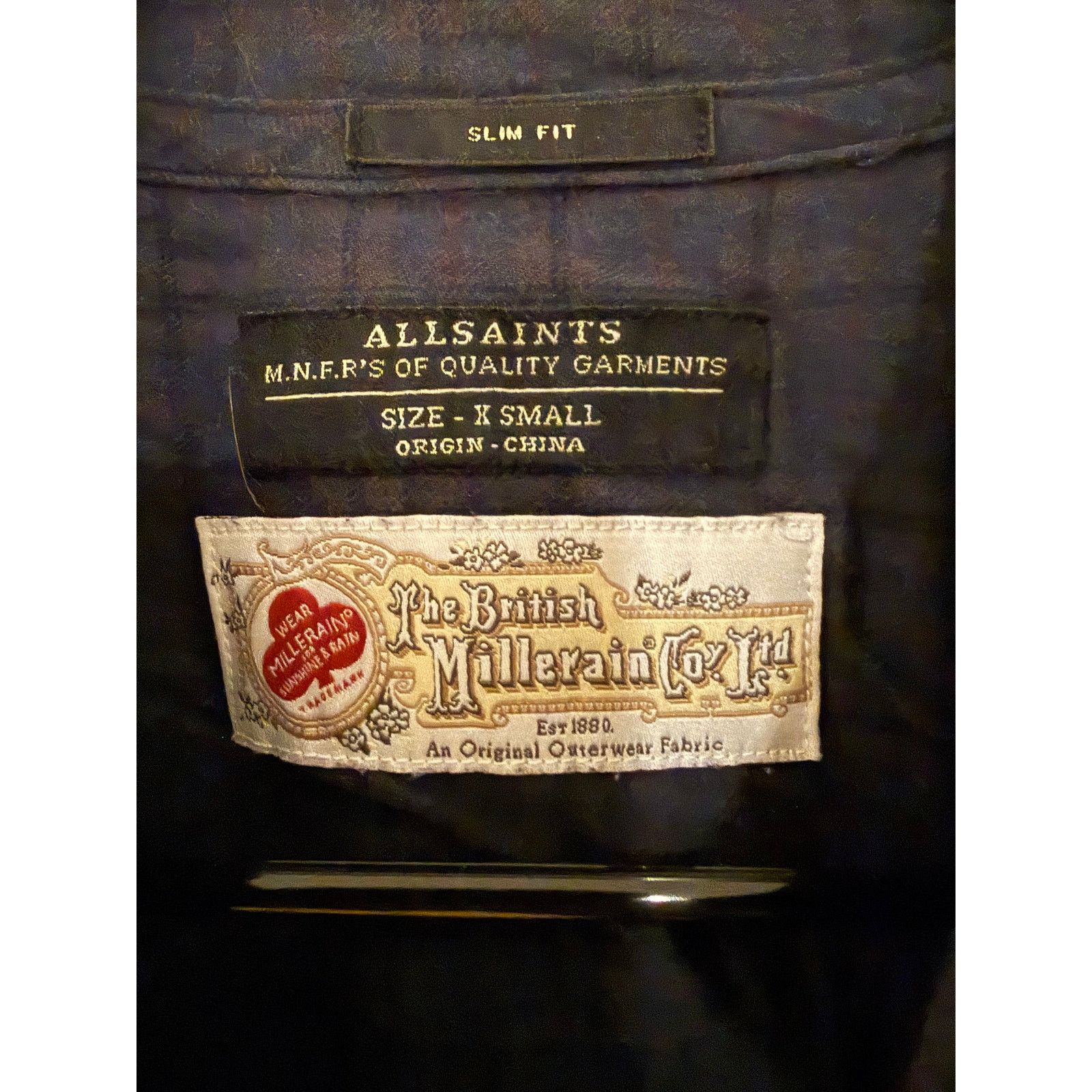 Allsaints All Saints Millerain Special Edition Button Down Men's X-Sm Size US XS / EU 42 / 0 - 3 Thumbnail