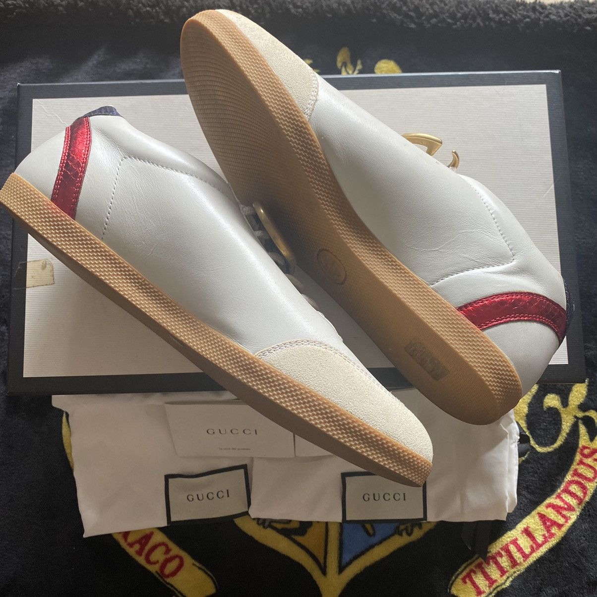Gucci × Vintage GUCCI GG MARMONT LOW-CUT SNEAKERS Size US 9 / EU 42 - 4 Thumbnail