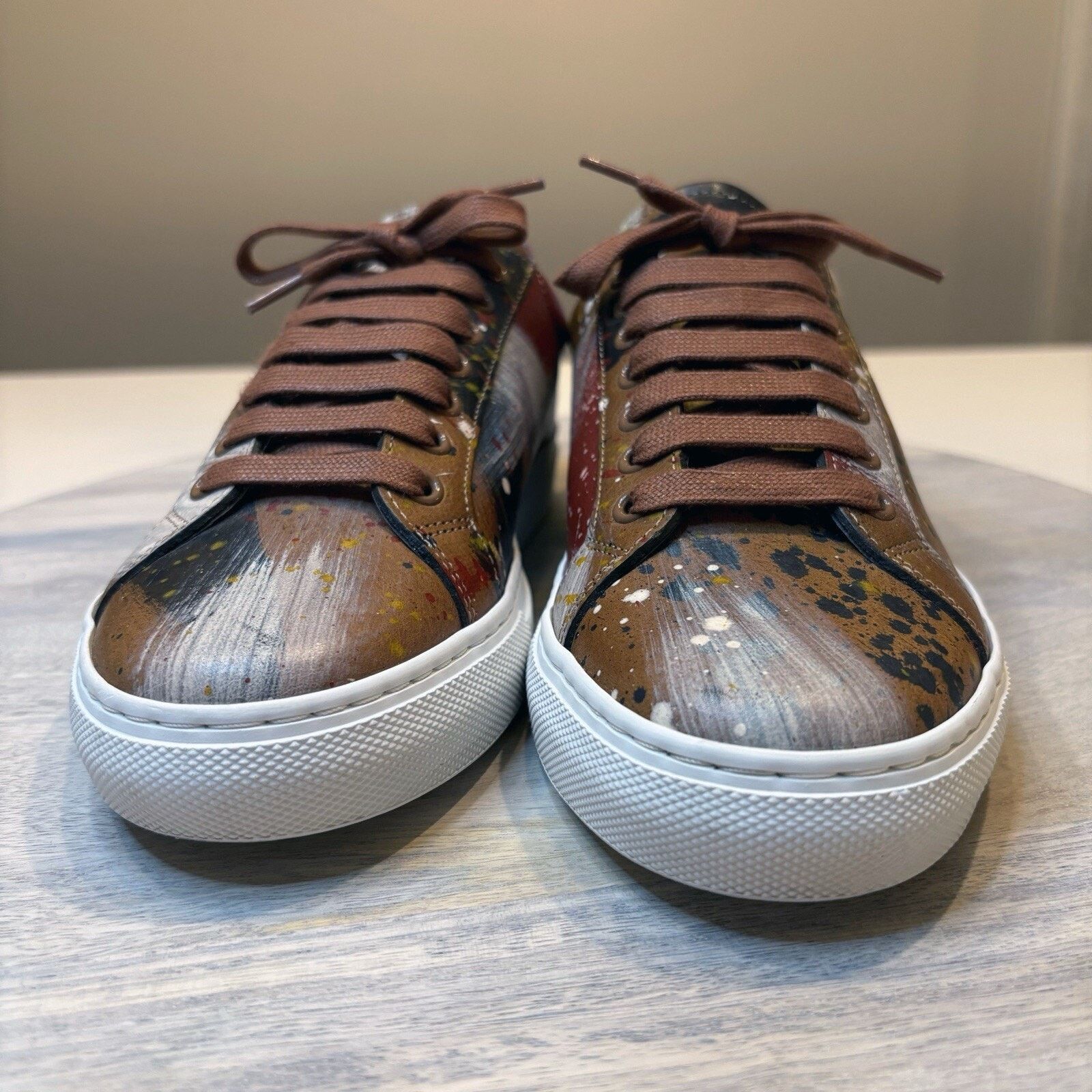 Dooney & Bourke Dooney & Bourke Florentine Dipinta Leather Sneakers Size 7 Size US 7 / IT 37 - 5 Thumbnail