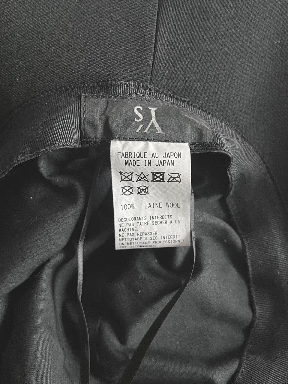 Yohji Yamamoto Yohji Yamamoto Y's - W/Gabardine Scarf Wrapped Wide Brim Hat Size ONE SIZE - 11 Thumbnail