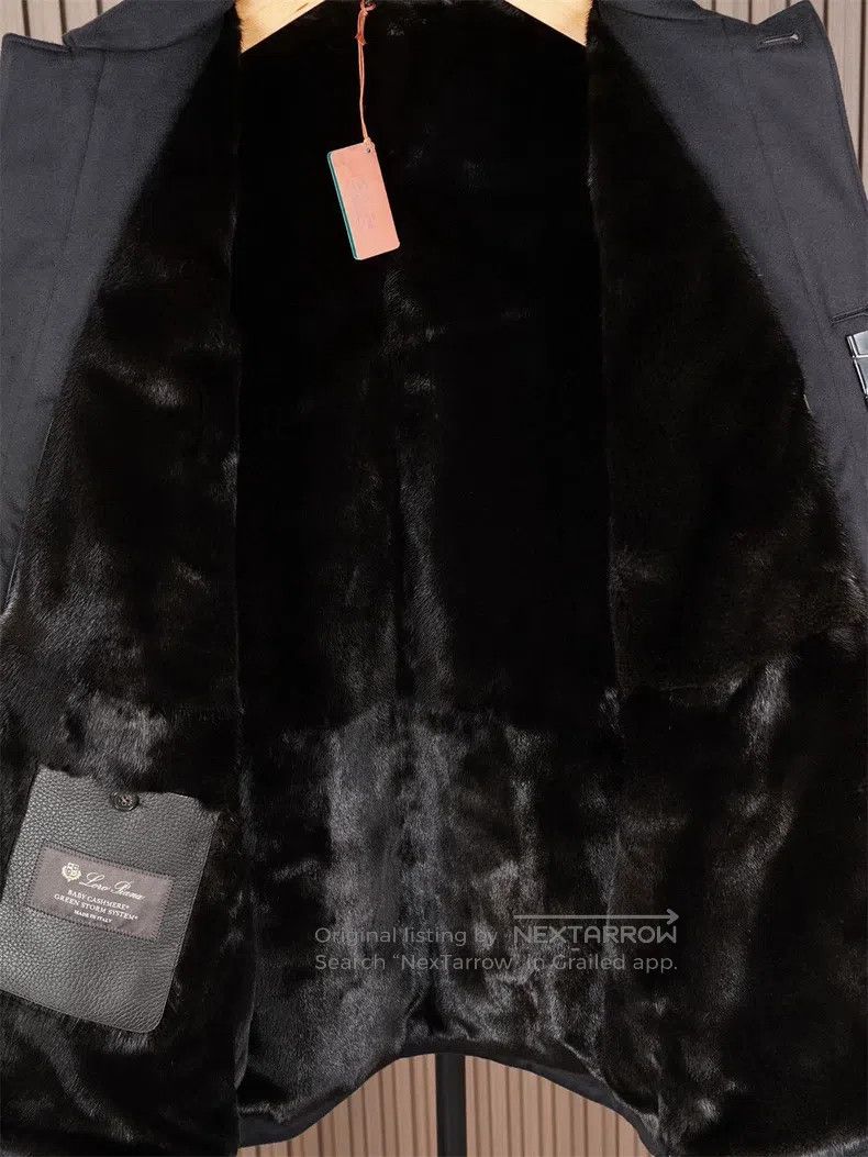 Loro Piana Loro Piana Men's Black Mink Fur Coat Size US M / EU 48-50 / 2 - 4 Thumbnail