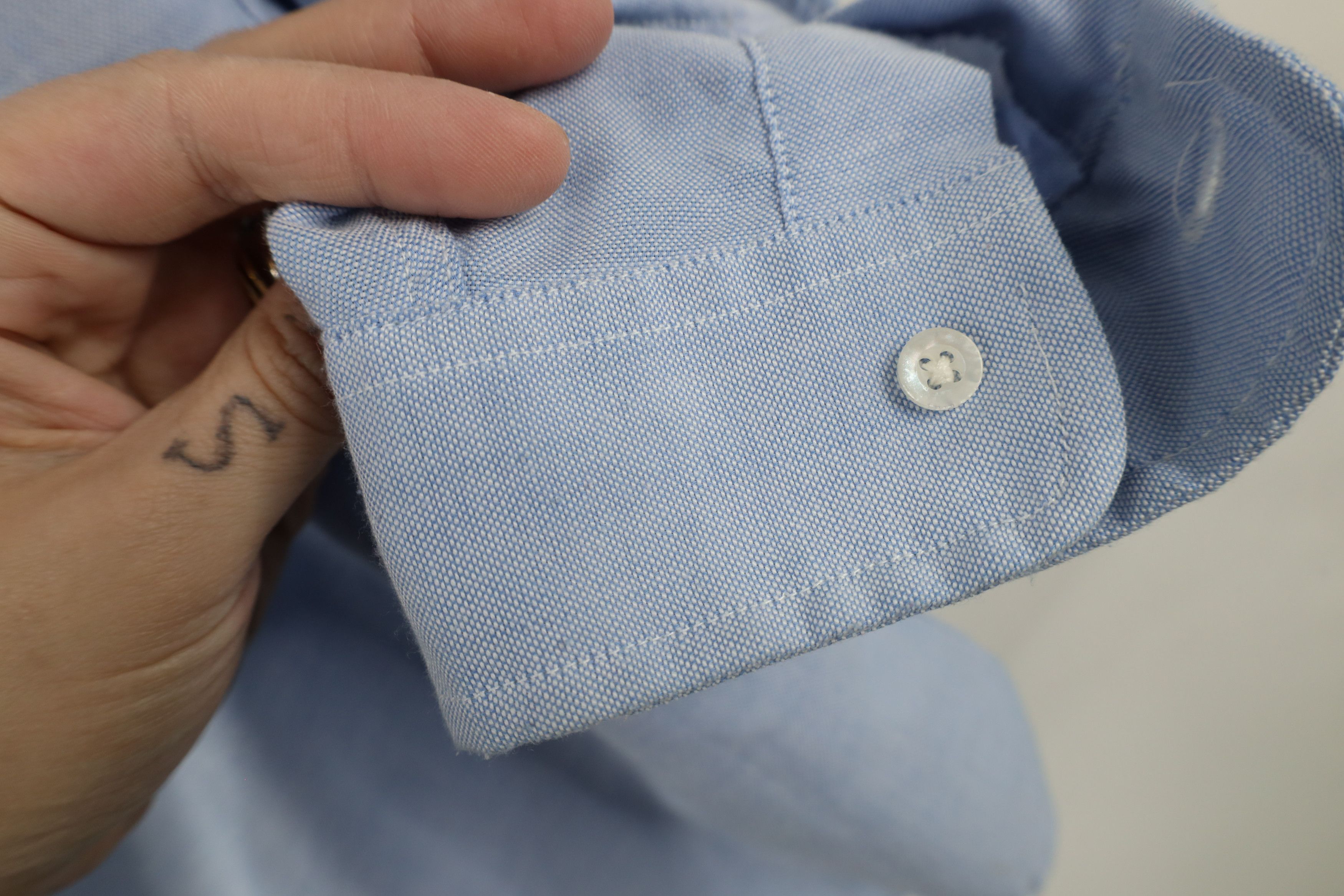 L.L. Bean × Vintage Vintage 90s LL Bean Tailoring Oxford Button Down Shirt USA Size US L / EU 52-54 / 3 - 8 Thumbnail