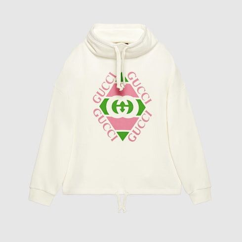 Gucci Gucci Vintage Logo Cotton Sweatshirt SIZE S Size ONE SIZE - 1 Thumbnail
