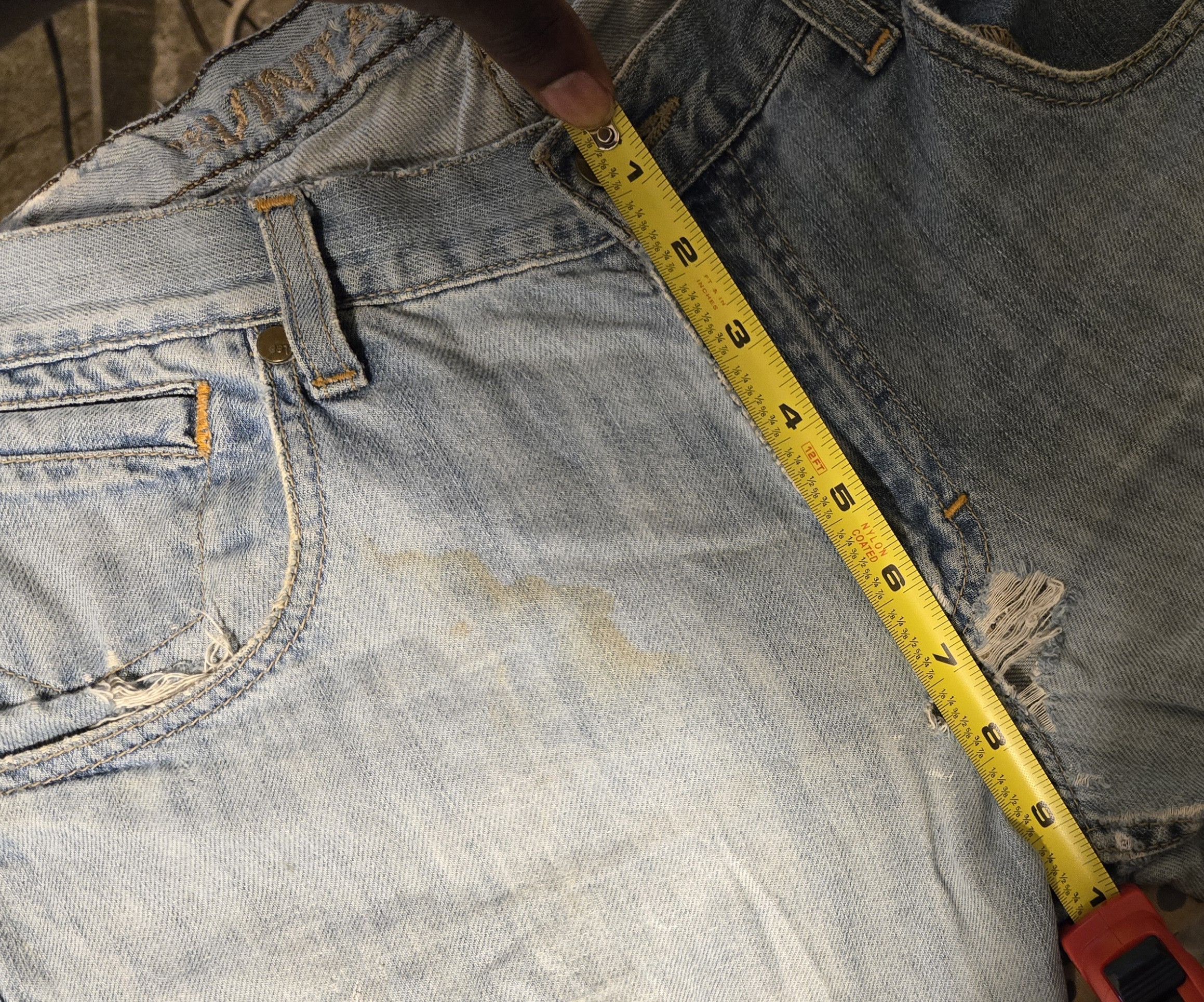 Vintage Vintage Denim “Extremely Ripped & Torn” Jeans Size US 32 / EU 48 - 6 Thumbnail
