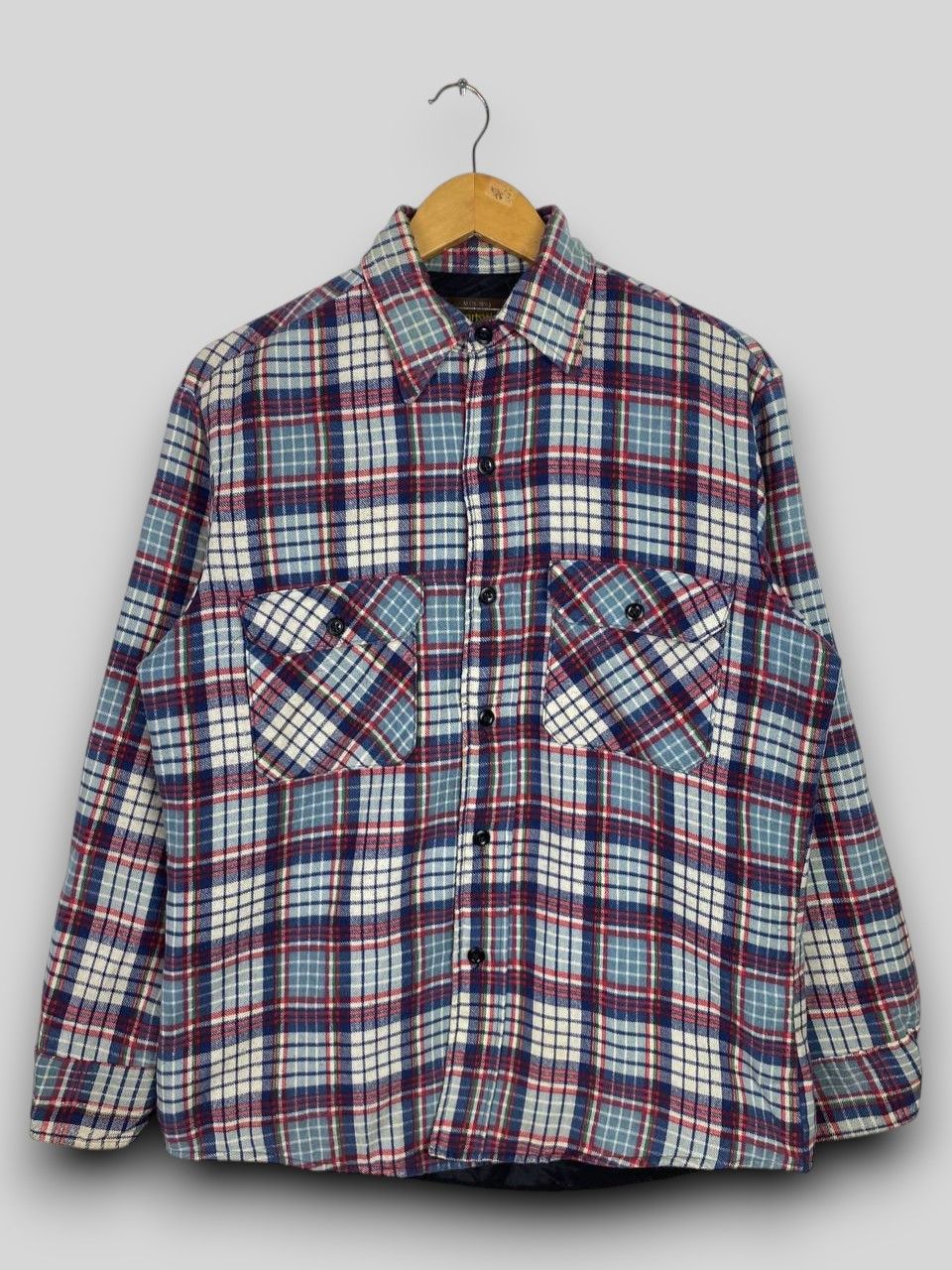 Sears vintage sears perma prest flannel shirt quilted lining Size US M / EU 48-50 / 2 - 1 Thumbnail