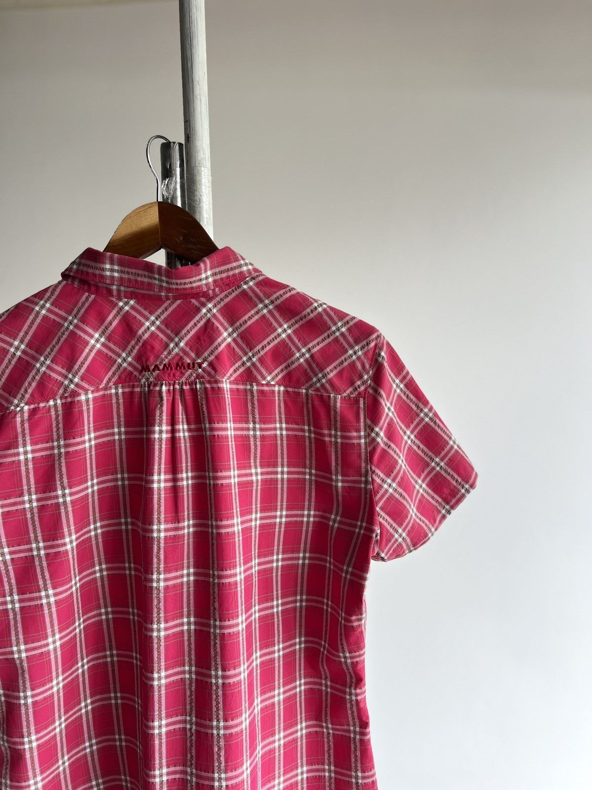 Mammut Mammut Wmns Pink White Checkered Button Shirt Casual Outdoor Size L / US 10 / IT 46 - 4 Thumbnail