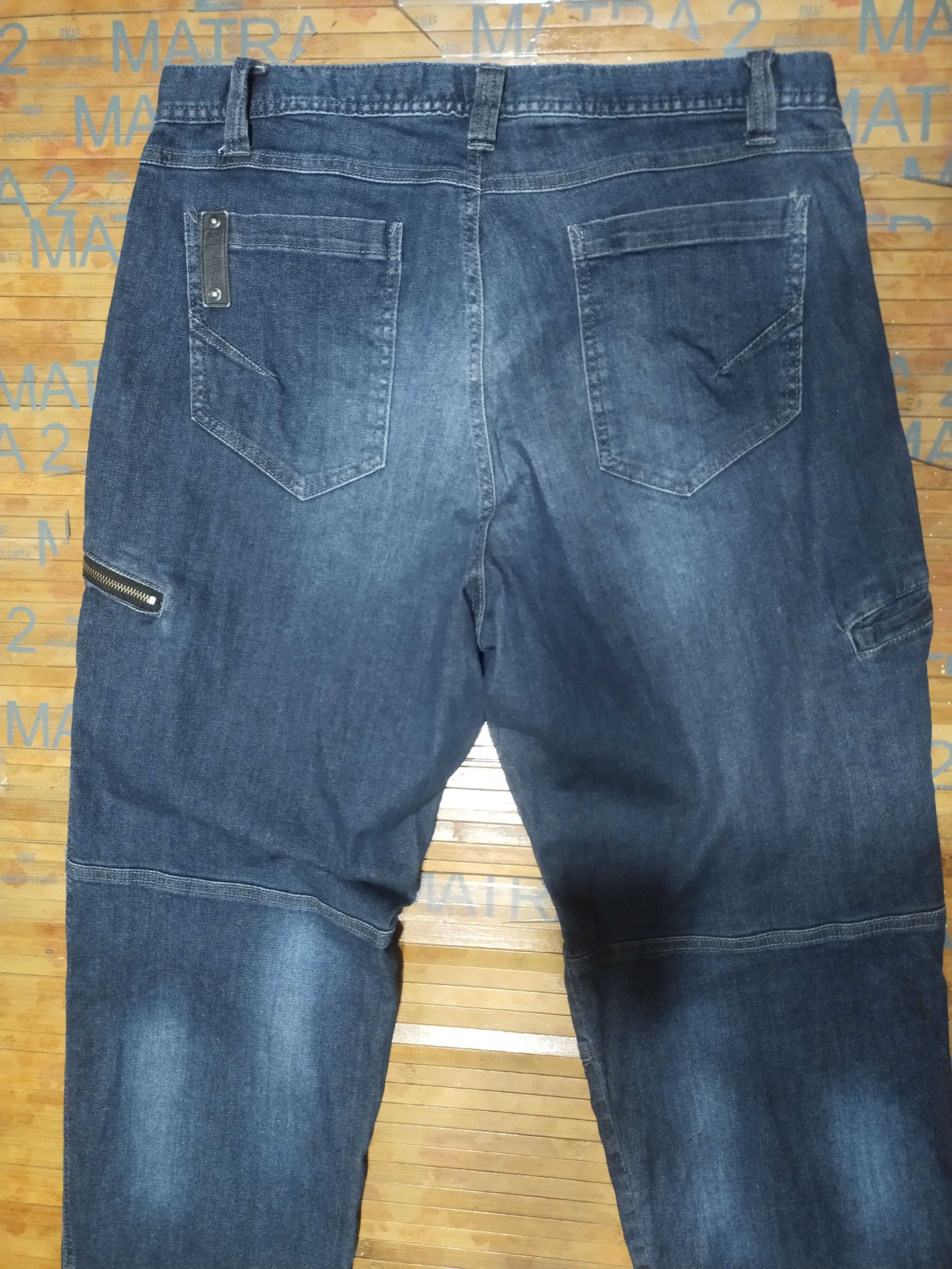 Other Jeans Blue B "Cargo Pants Design""Stretchable Sz 4L 37" Size US 37 - 11 Thumbnail
