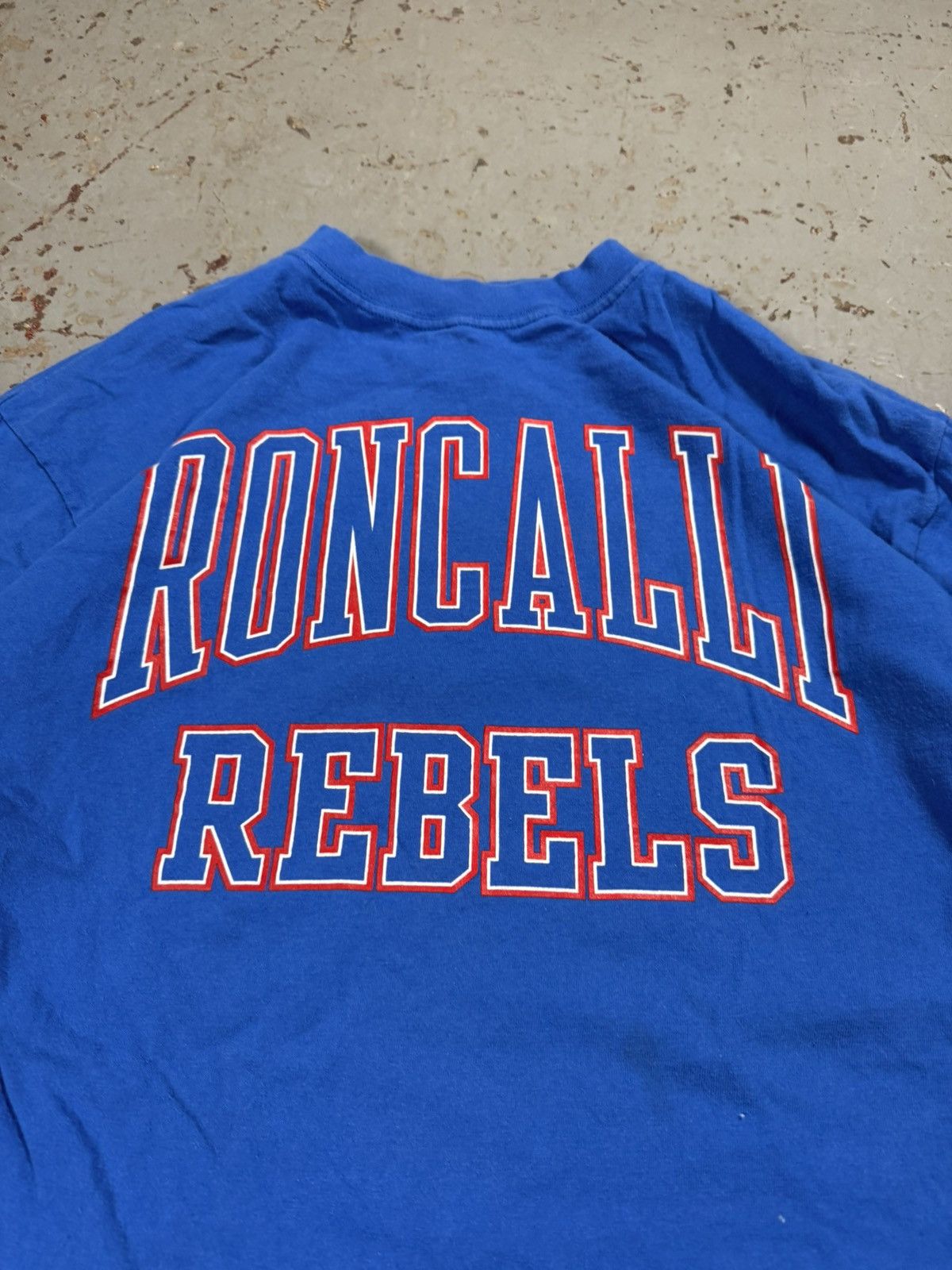 Vintage Vintage Roncalli Rebels Tee / College / Sports Size US L / EU 52-54 / 3 - 3 Thumbnail