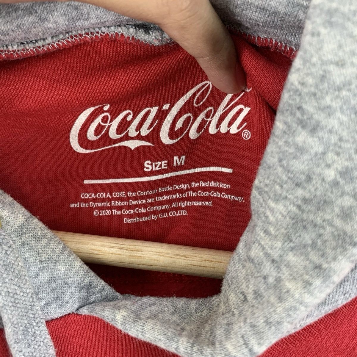 Coca Cola Vintage COCA-COLA Embroidered Logo Hoodie Pullover Size US M / EU 48-50 / 2 - 10 Thumbnail