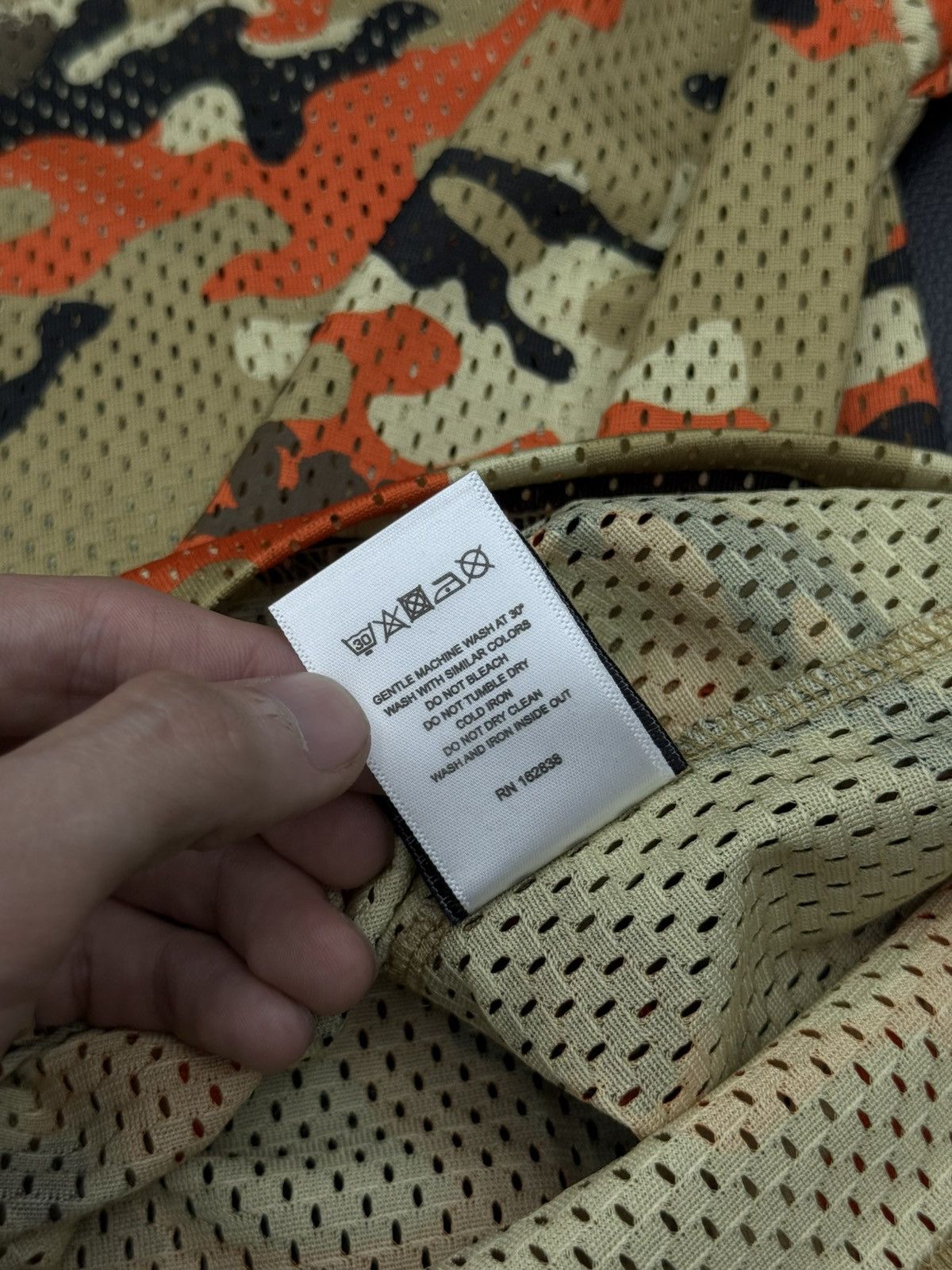 DENIM TEARS Denim Tears Tan Orange Camo Cotton Wreath Jersey (XXL) (NEW) Size US XXL / EU 58 / 5 - 11 Thumbnail
