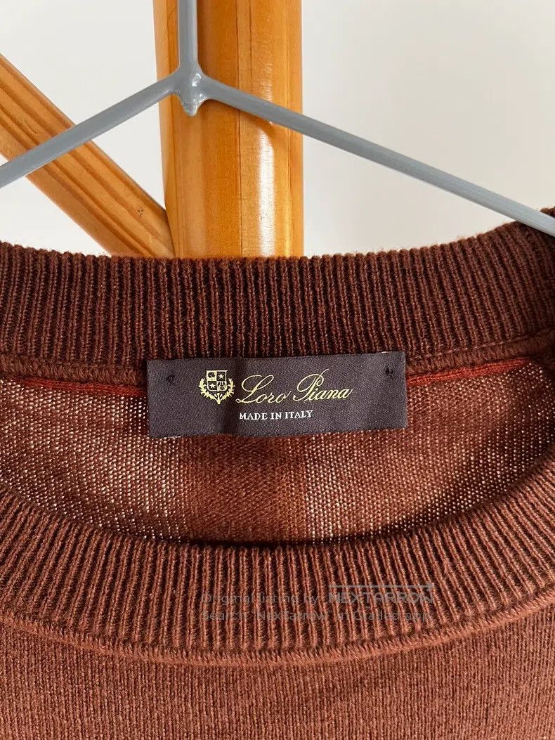 Loro Piana Loro Piana Brown Full Cashmere Sweatshirt Size US S / EU 44-46 / 1 - 3 Thumbnail