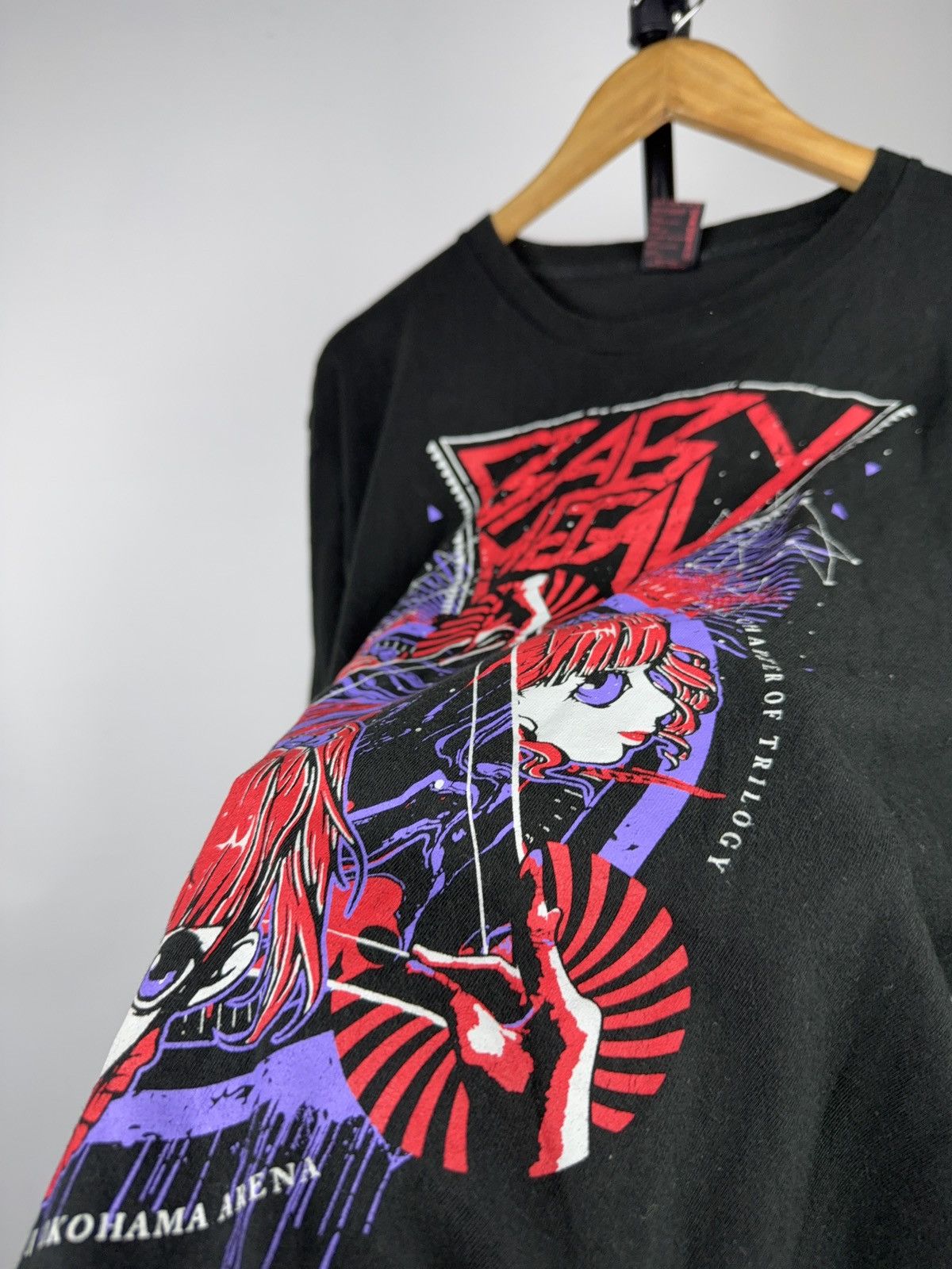 Band Tees Babymetal World Tour 2015 Japan Yokohama T Shirt Size US XL / EU 56 / 4 - 6 Thumbnail