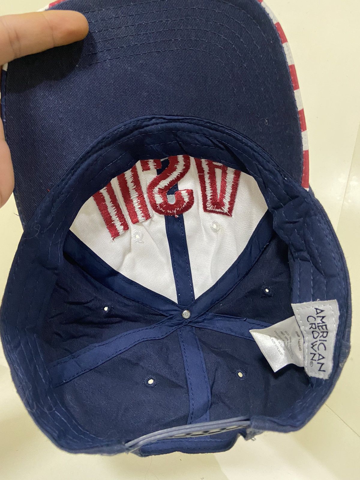 Hysteric Glamour × Japanese Brand American crown hat embroidered USA flag Big logo Size ONE SIZE - 7 Thumbnail