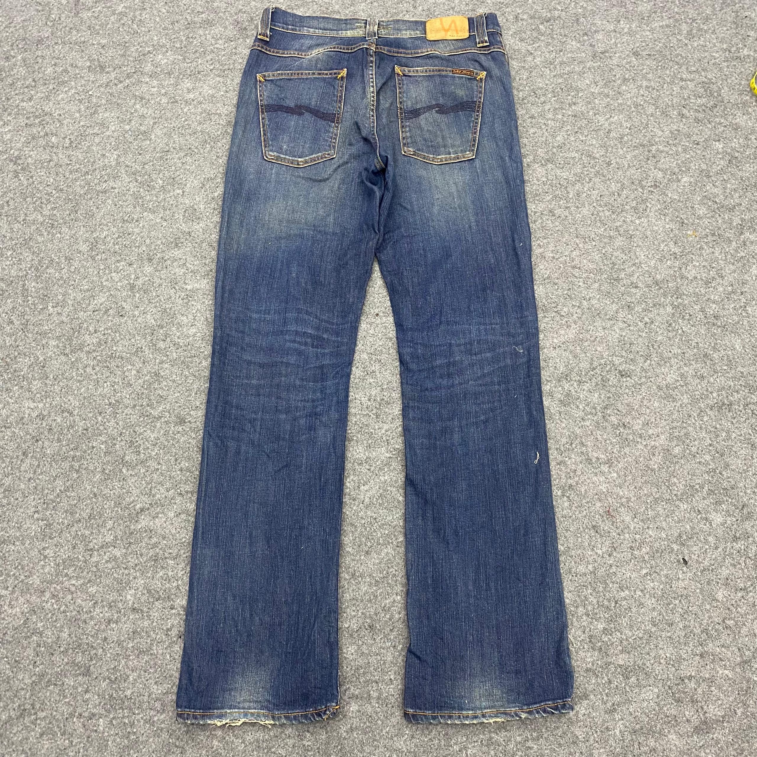 Nudie Jeans 💥Best Offer💥Vintage Nudie Bootcut Distressed Denim Size US 33 - 3 Thumbnail