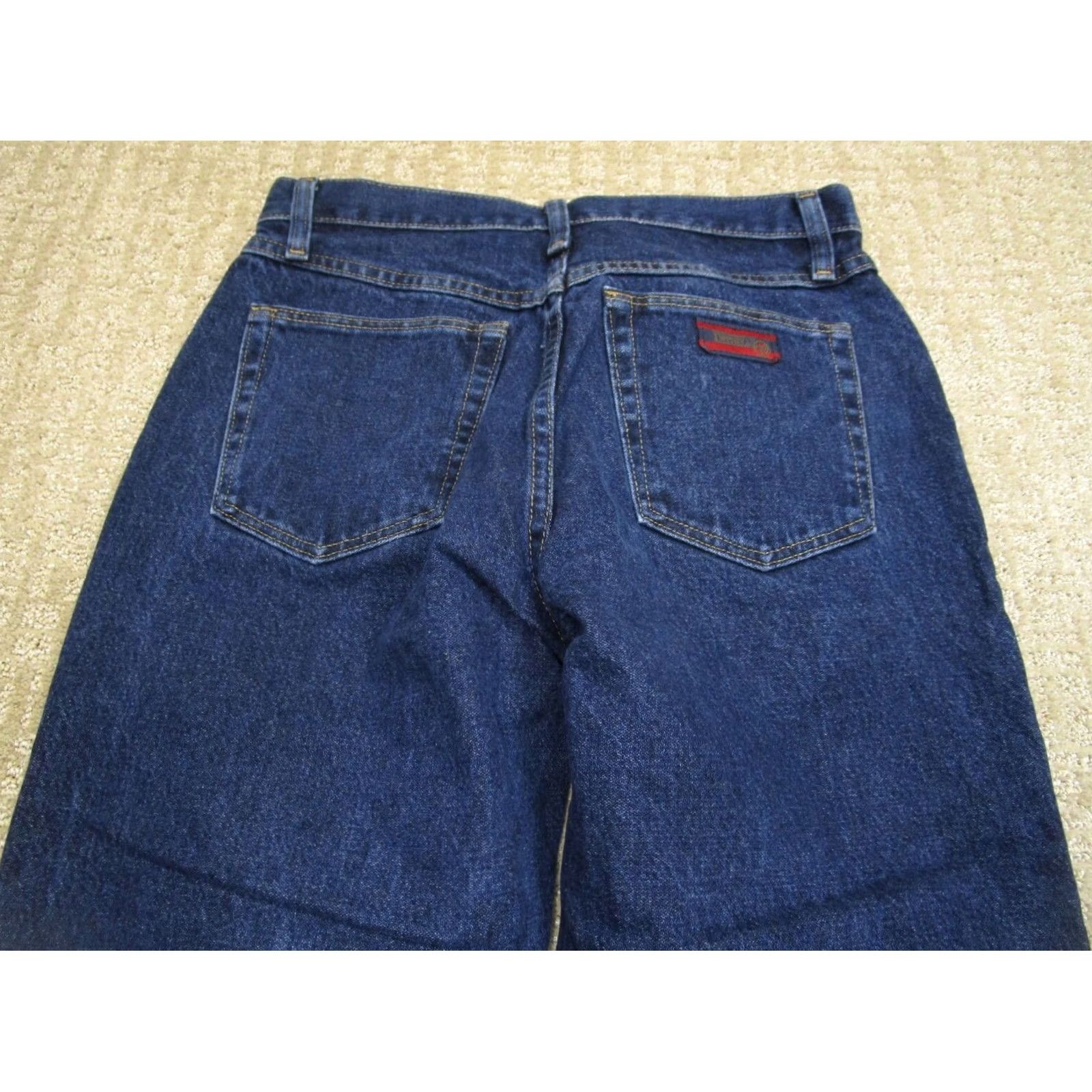 Wrangler Wrangler 20X Jeans Women 10 Blue High Rise Straight Western Pants Dark Wash VTG Jeans Size 32" / US 10 / IT 46 - 4 Thumbnail