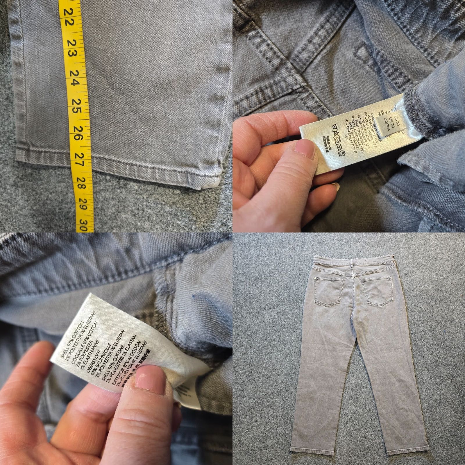 Vintage Pilcro Jeans Womens 30 Gray Straight Stretch Distressed Capsule Anthropologie Jeans Regular Adult Gray Distressed Stretch Pullover? Size 30" / US 8 / IT 44 - 8 Thumbnail