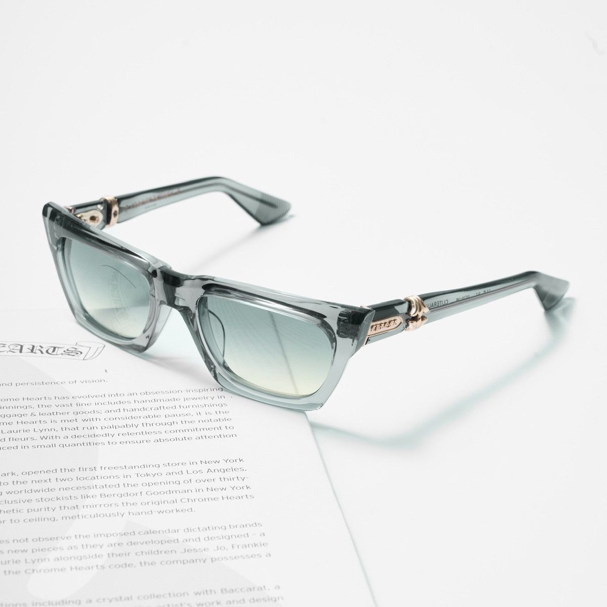 Chrome Hearts CHROME HEARTS CLITERALLY SLATED SUNGLASSES Size ONE SIZE - 1 Thumbnail