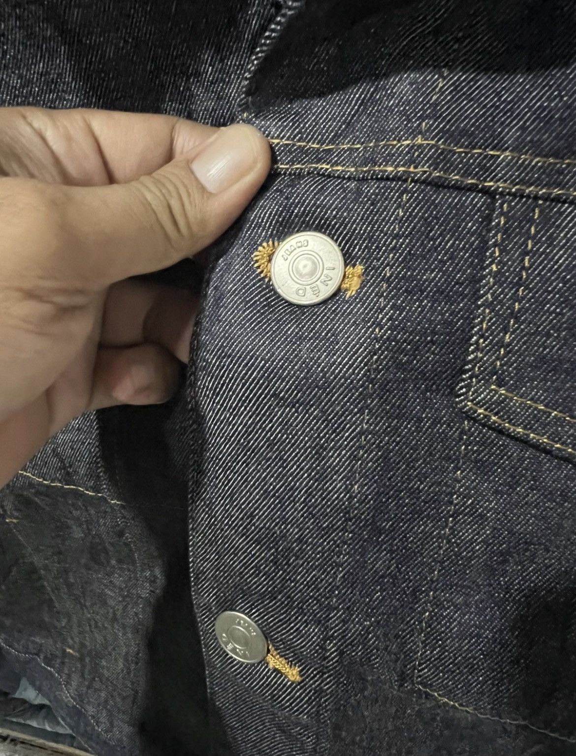 Yohji Yamamoto 🔥Inéd Jeans Yohji Yamamoto Denim Jacket Size S / US 4 / IT 40 - 12 Thumbnail