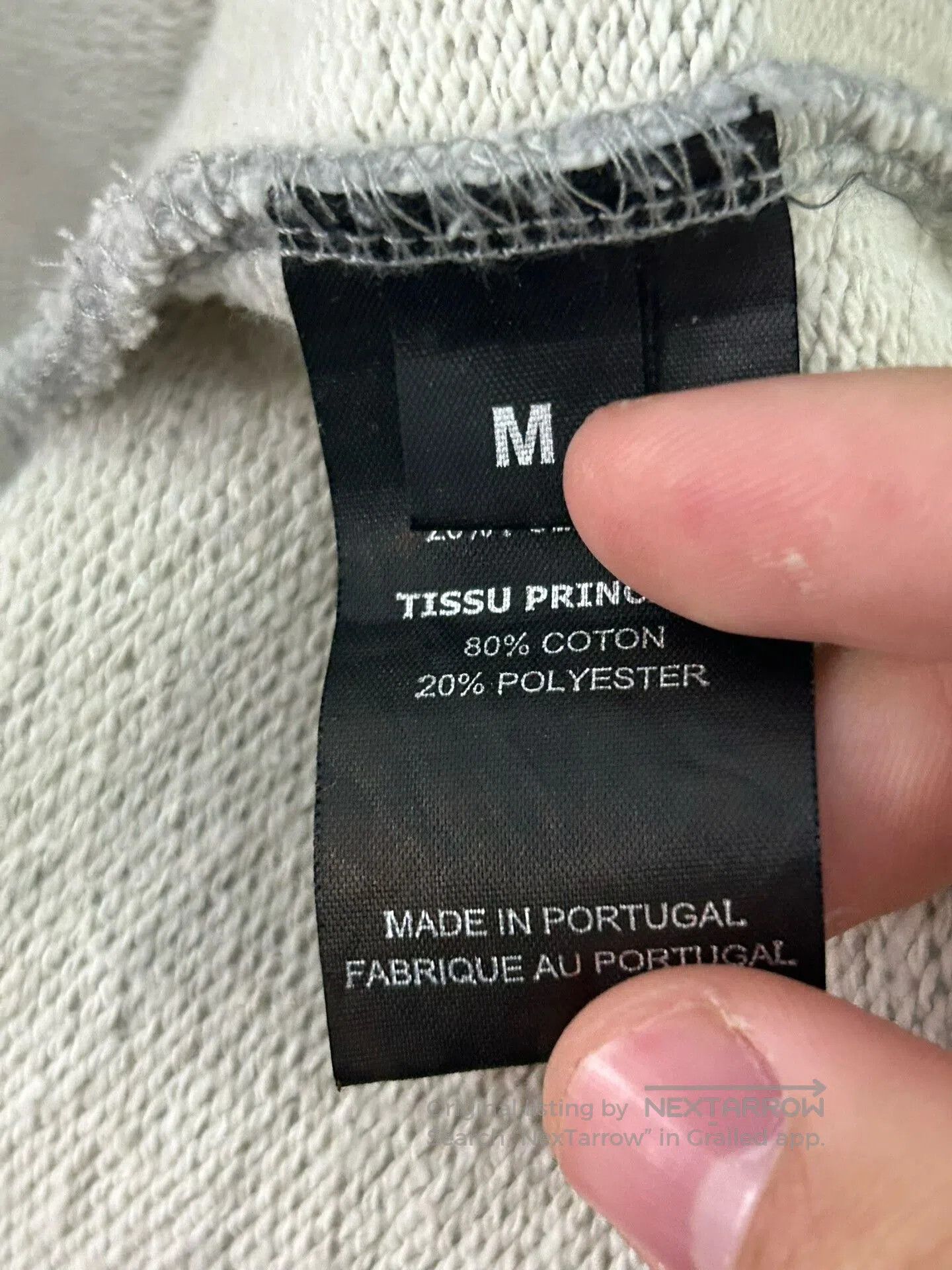 Vetements Vetements Gray Hooded Sweatshirt Size M. Size US M / EU 48-50 / 2 - 8 Thumbnail