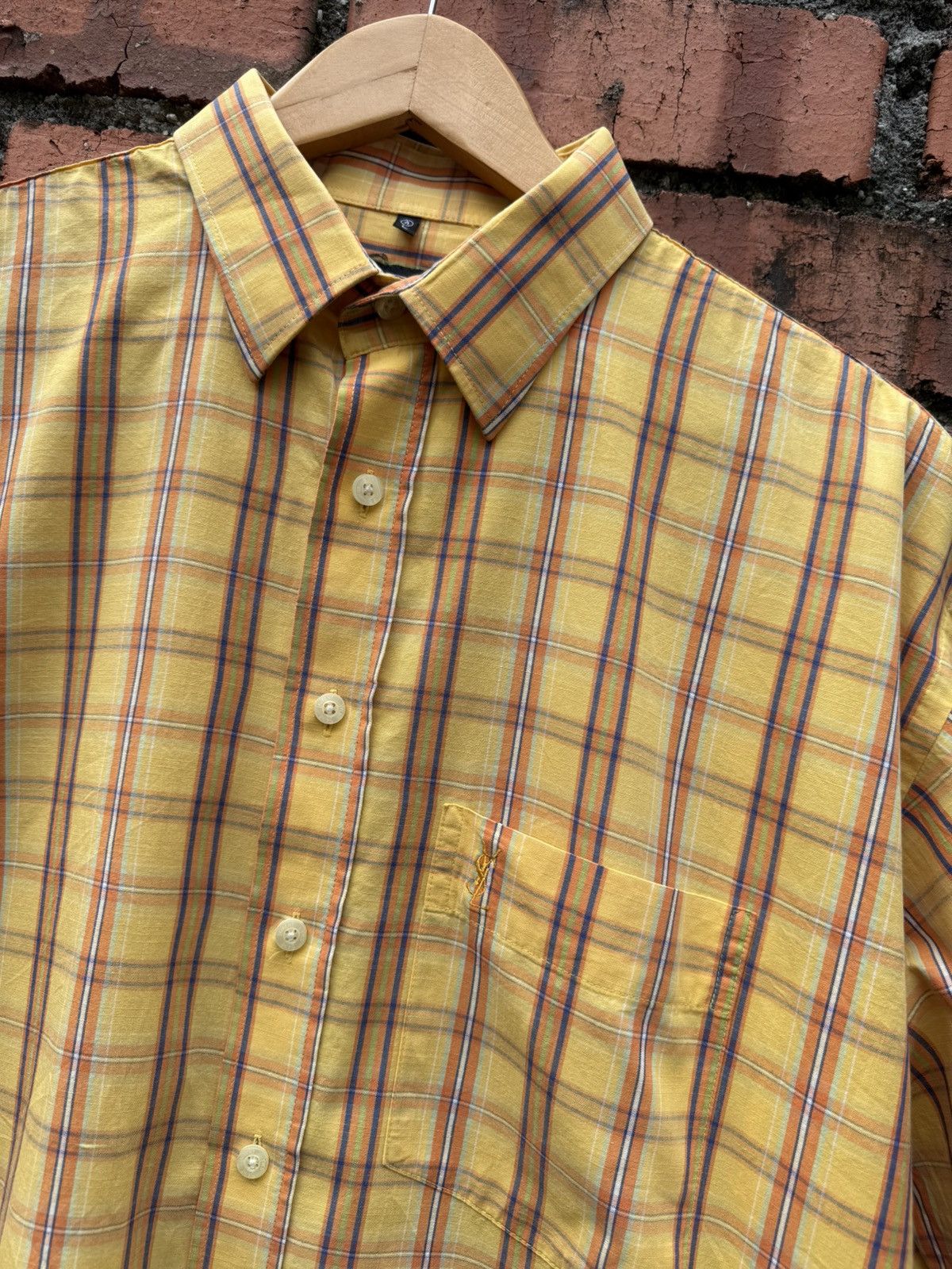 Yves Saint Laurent Ysl checked shirt Size US XL / EU 56 / 4 - 6 Thumbnail