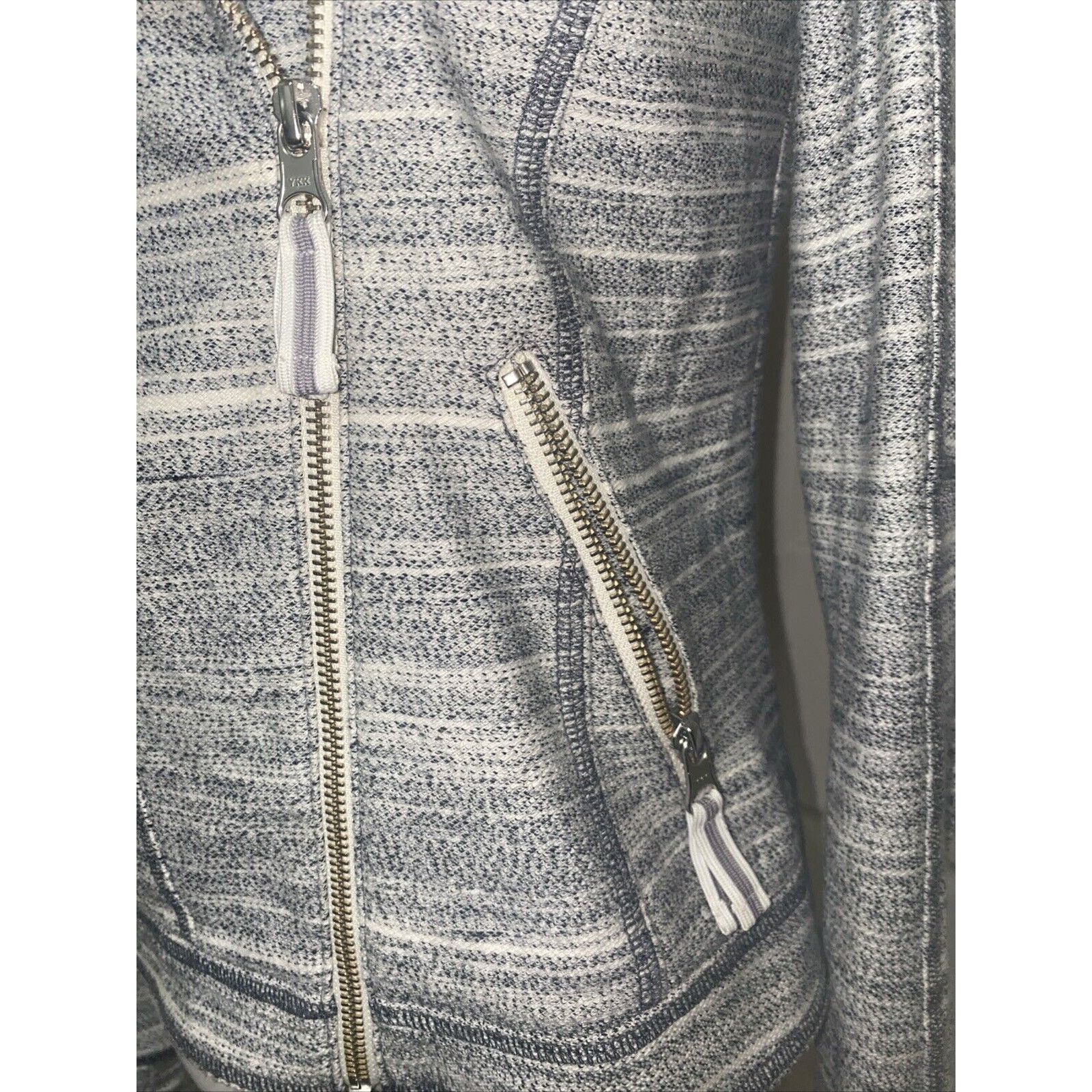 Anthropologie by Anthropologie Gray Asymmetrical Zip Moto Jacket XS Size XS / US 0-2 / IT 36-38 - 2 Thumbnail