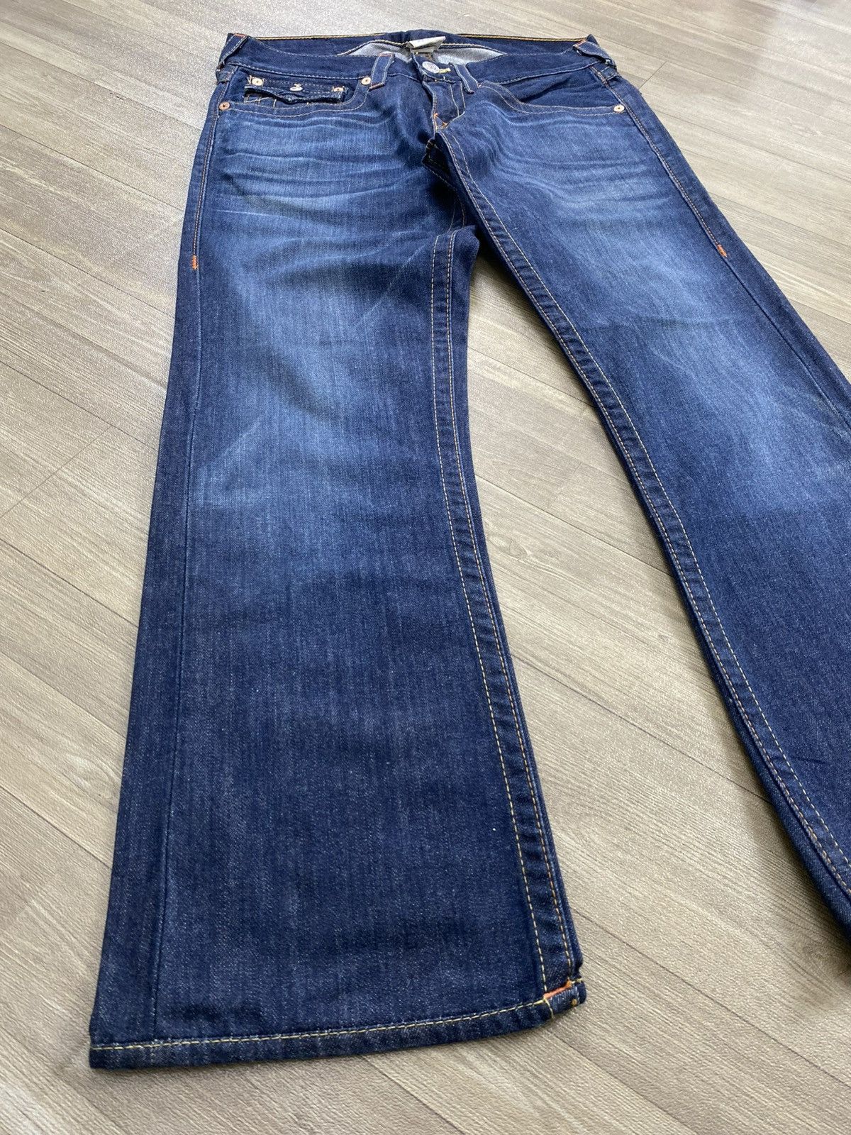 True Religion Vintage True Religion Billy Faded Lgb Style Flared Jeans Y2K Size US 30 / EU 46 - 4 Thumbnail