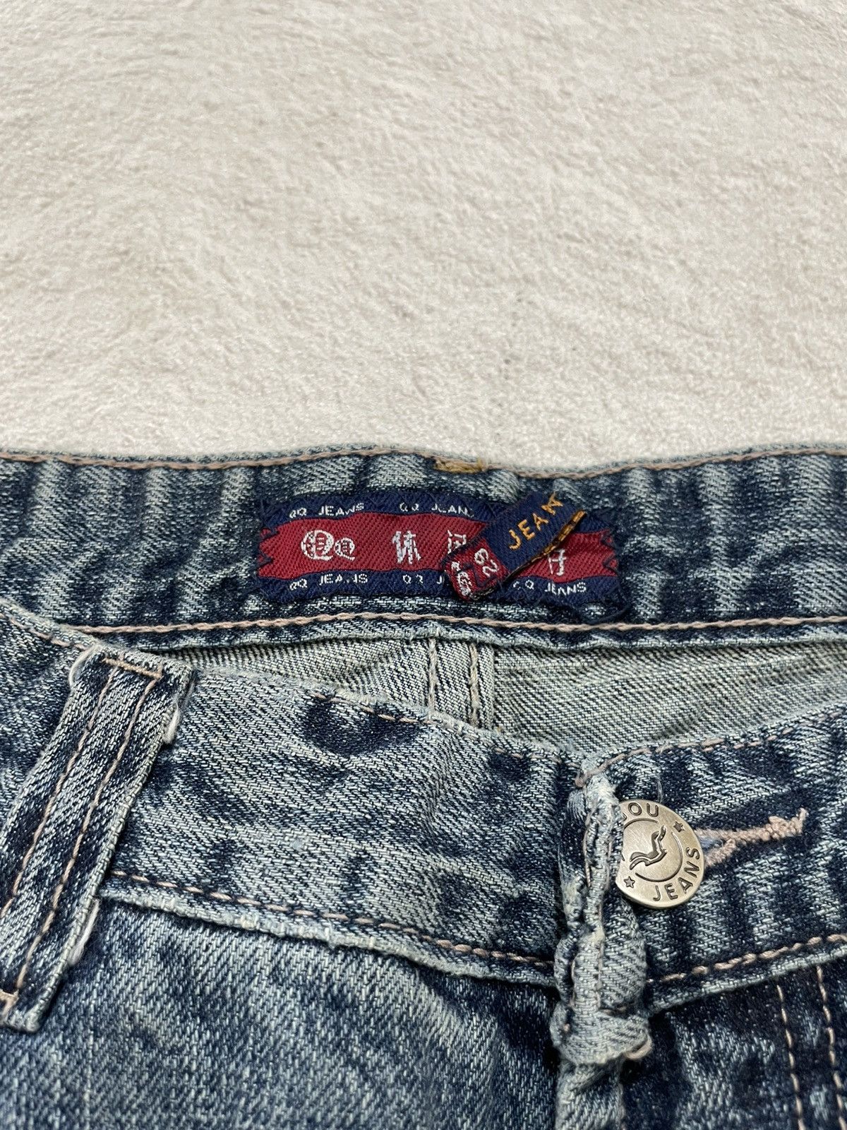 Japanese Brand 00s Japanese Cargo Pants Distressed Utility Pockets Raw Hem Size US 29 - 6 Thumbnail
