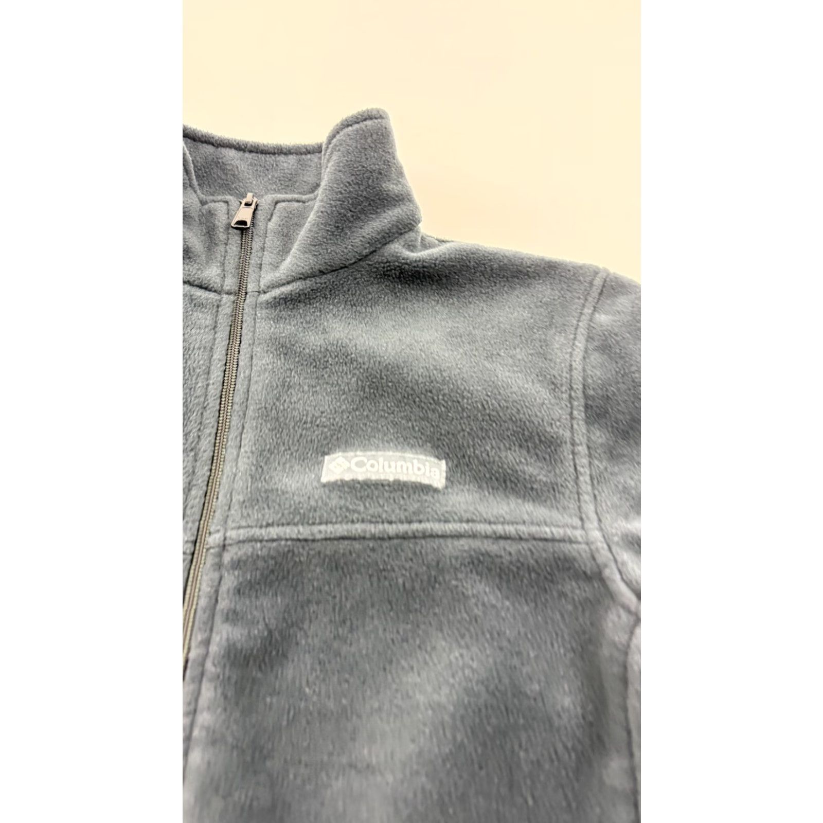 Vintage Columbia Mens Fleece Jacket Full Zip Gray Small Outdoor Hiking Windbreaker Pockets Logo _lined_ Size US S / EU 44-46 / 1 - 5 Thumbnail