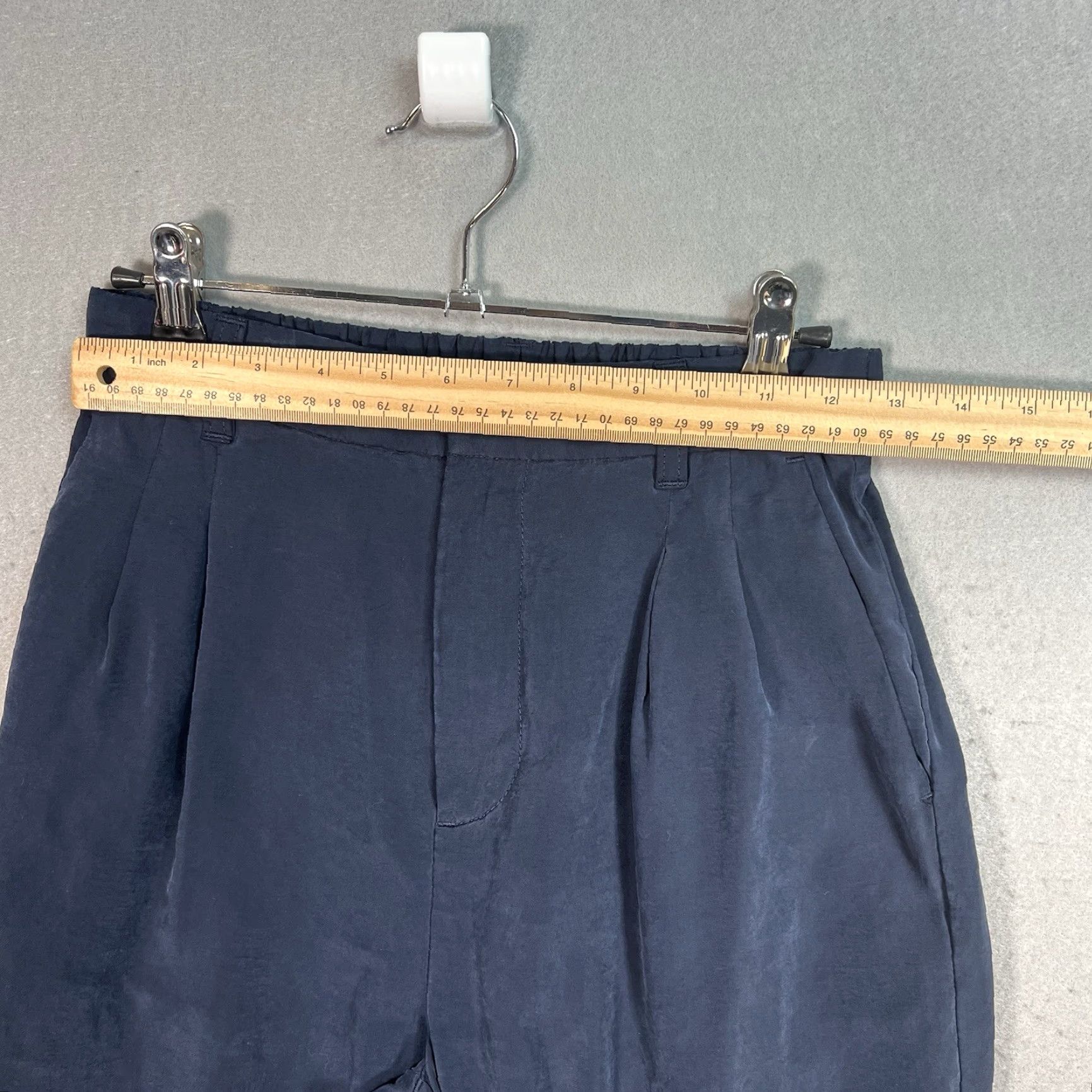 Madewell VINTAGE Madewell Straight Dress Pants Womens 00 Blue Lenzing Modal Blend Shirt? Size 24" / US 00 / IT 34 - 2 Thumbnail