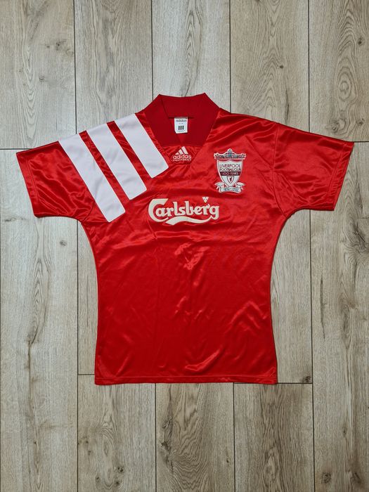 Liverpool Away football shirt 1992 - 1993. Sponsored by Carlsberg