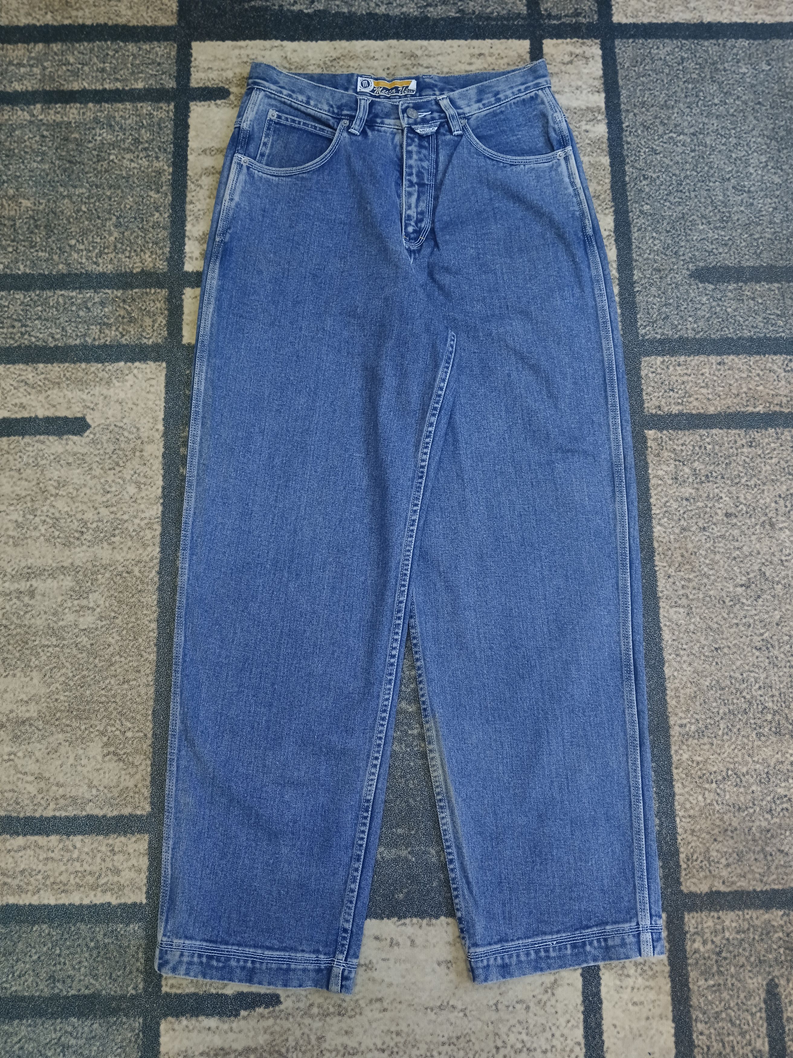 Mecca TRENDING WIDE PANTS🔥DISTRESSED MECCA DENIM Size US 31 - 2 Thumbnail