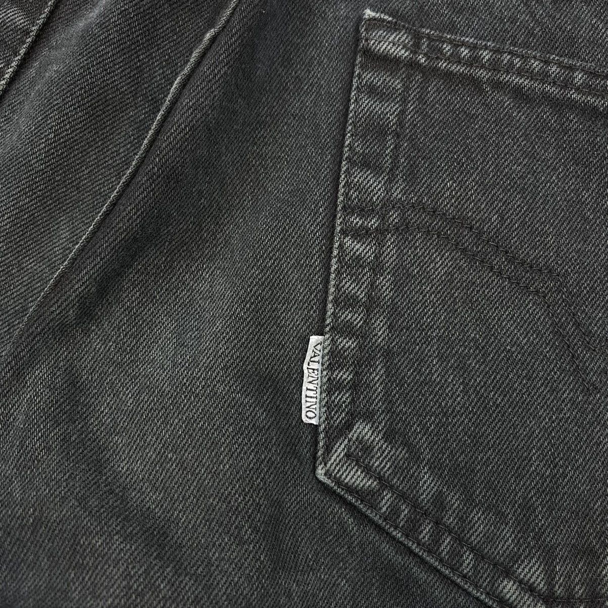 Valentino × Vintage VINTAGE VALENTINO DENIM JEANS WASHED BLACK Size US 38 / EU 54 - 5 Thumbnail
