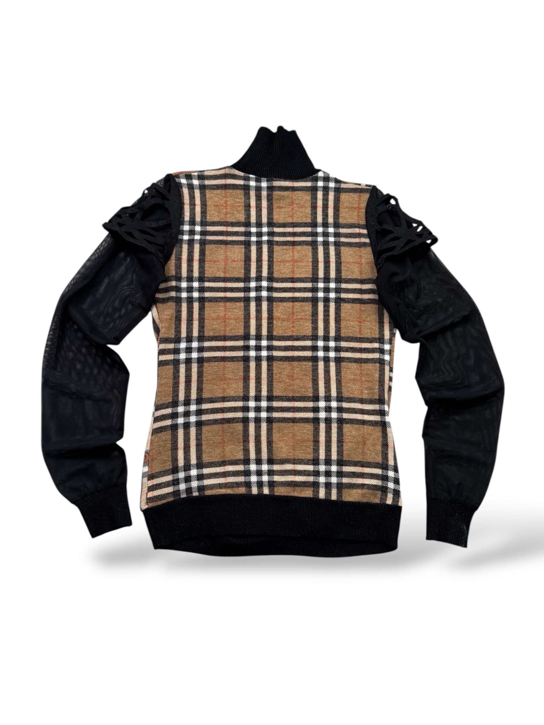 Japanese Brand Vintage Sweater With Mesh Sleeve W328(V9) Size S / US 4 / IT 40 - 4 Thumbnail