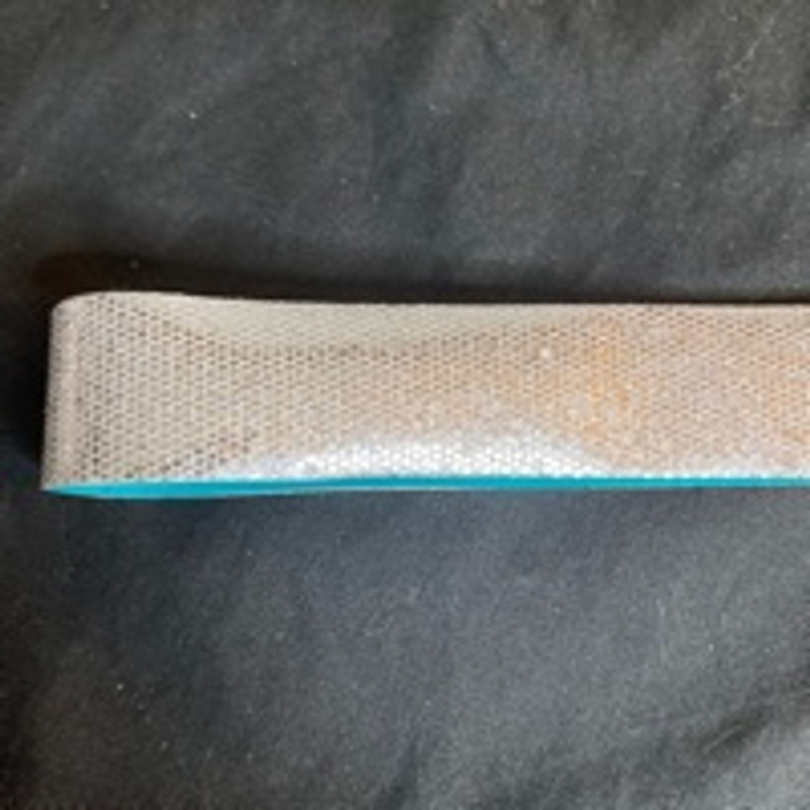 Handmade Handmade Faux Leather Keychain Silver and Teal Lightweight Size ONE SIZE - 2 Thumbnail