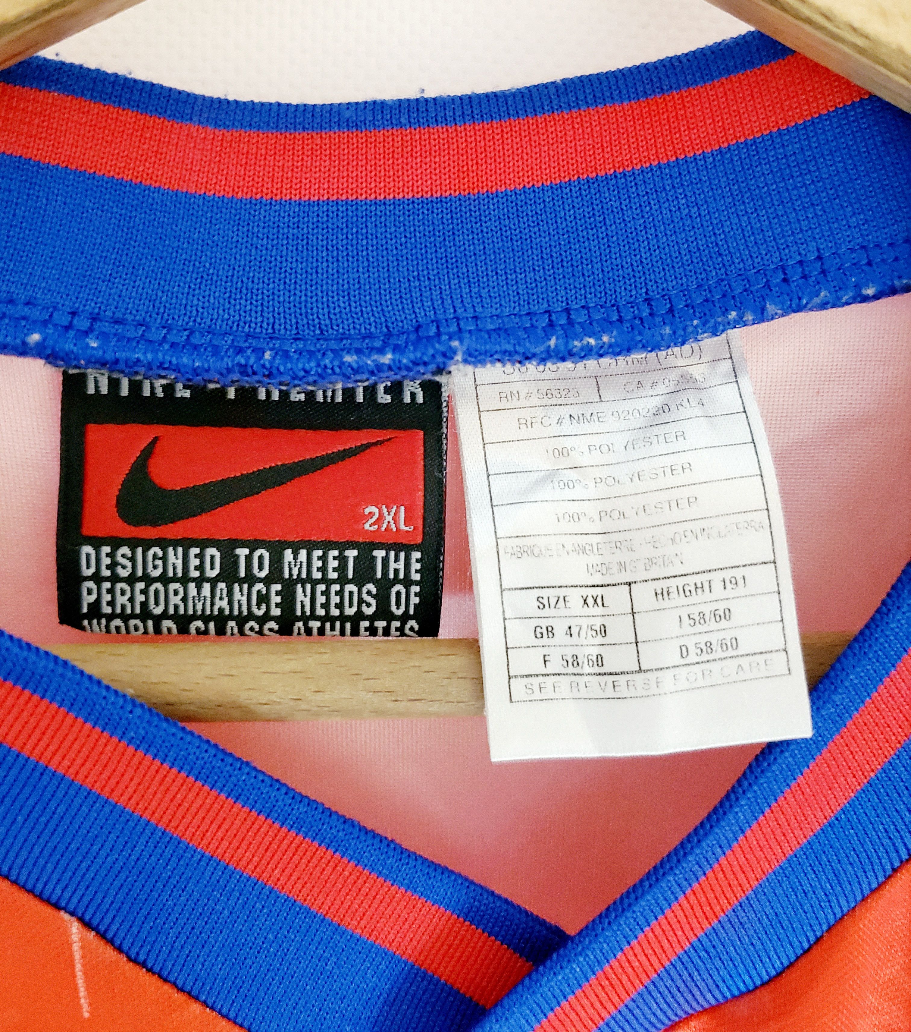 Vintage 1995/96 PSG Home Vintage Football Shirt size Xl Size US XL / EU 56 / 4 - 4 Thumbnail