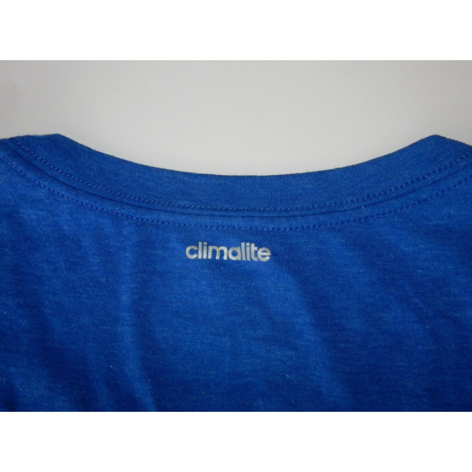 Adidas Adidas Men's T Shirt XXL Climalite Activewear Short Sleeve Polyester Blue Mens 2XL Size US XXL / EU 58 / 5 - 2 Thumbnail