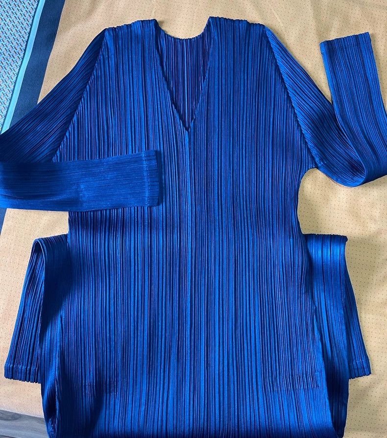 Issey Miyake Issey Miyake Blue dress Size M / US 6-8 / IT 42-44 - 4 Thumbnail