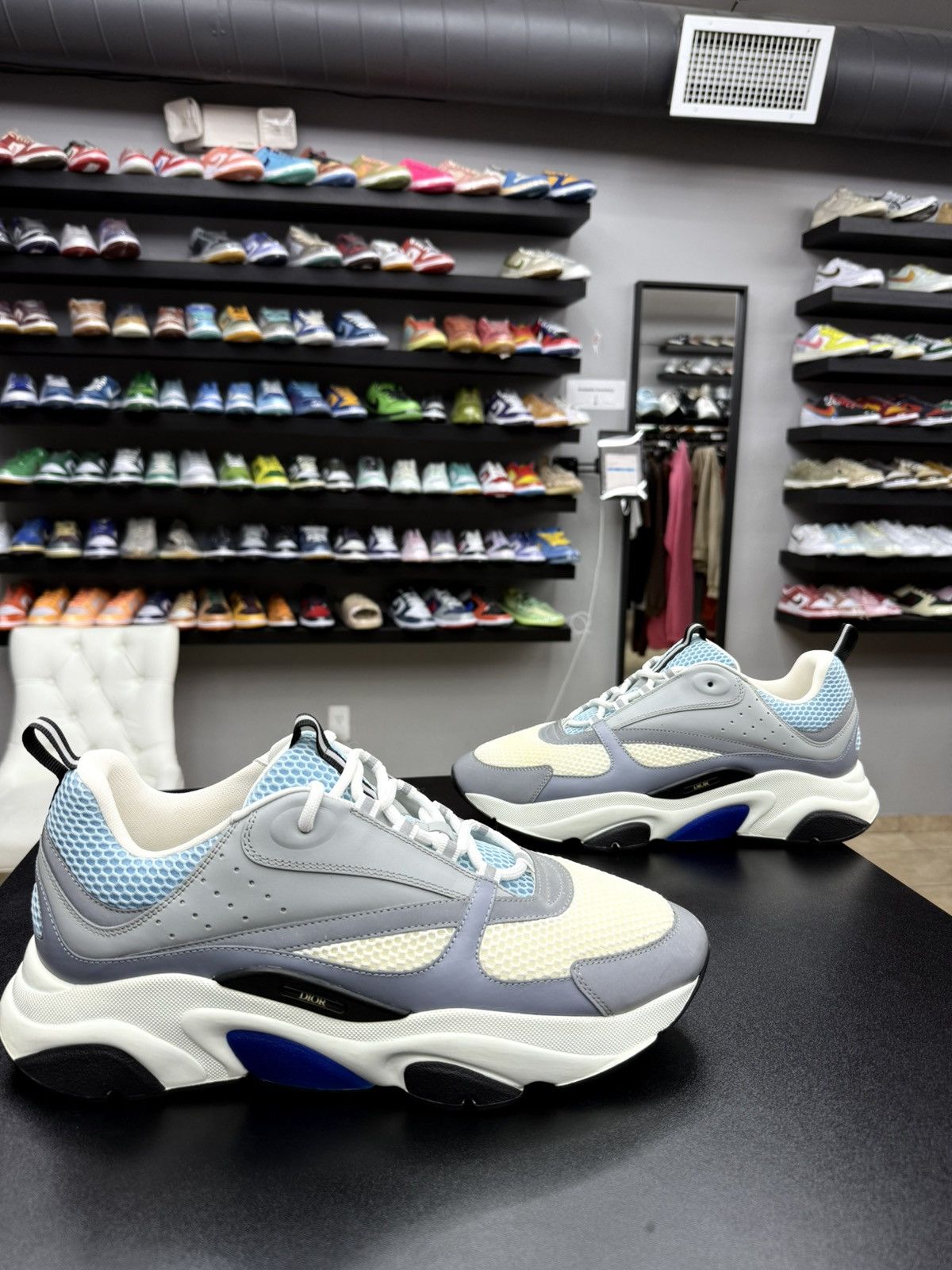 Dior AUTHENTIC Dior B22 Blue Silver White Size 47 / 14 US Size US 14 / EU 47 - 1 Thumbnail