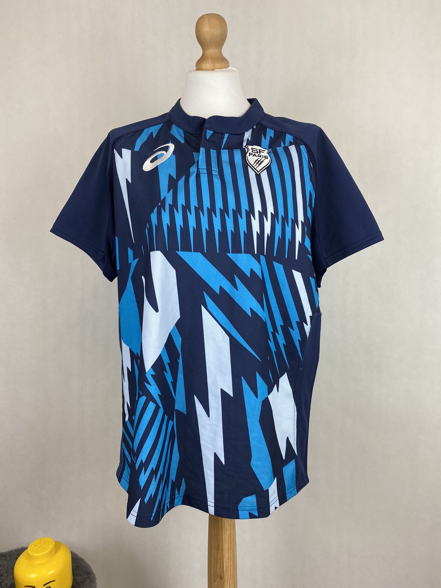 Asics asics sf paris rugby jersey tshirt Size US L / EU 52-54 / 3 - 4 Thumbnail