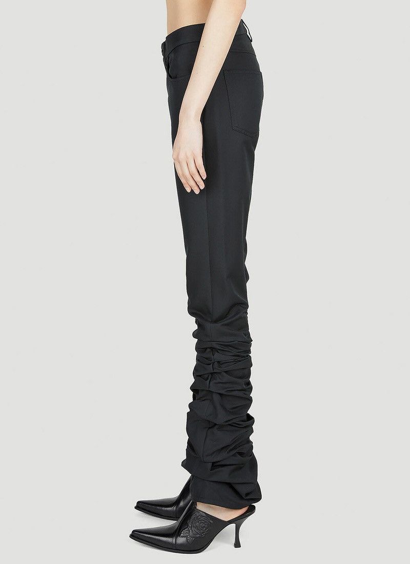 Acne Studios Ruffle Stacks Black Trouser Size US 32 / EU 48 - 2 Thumbnail