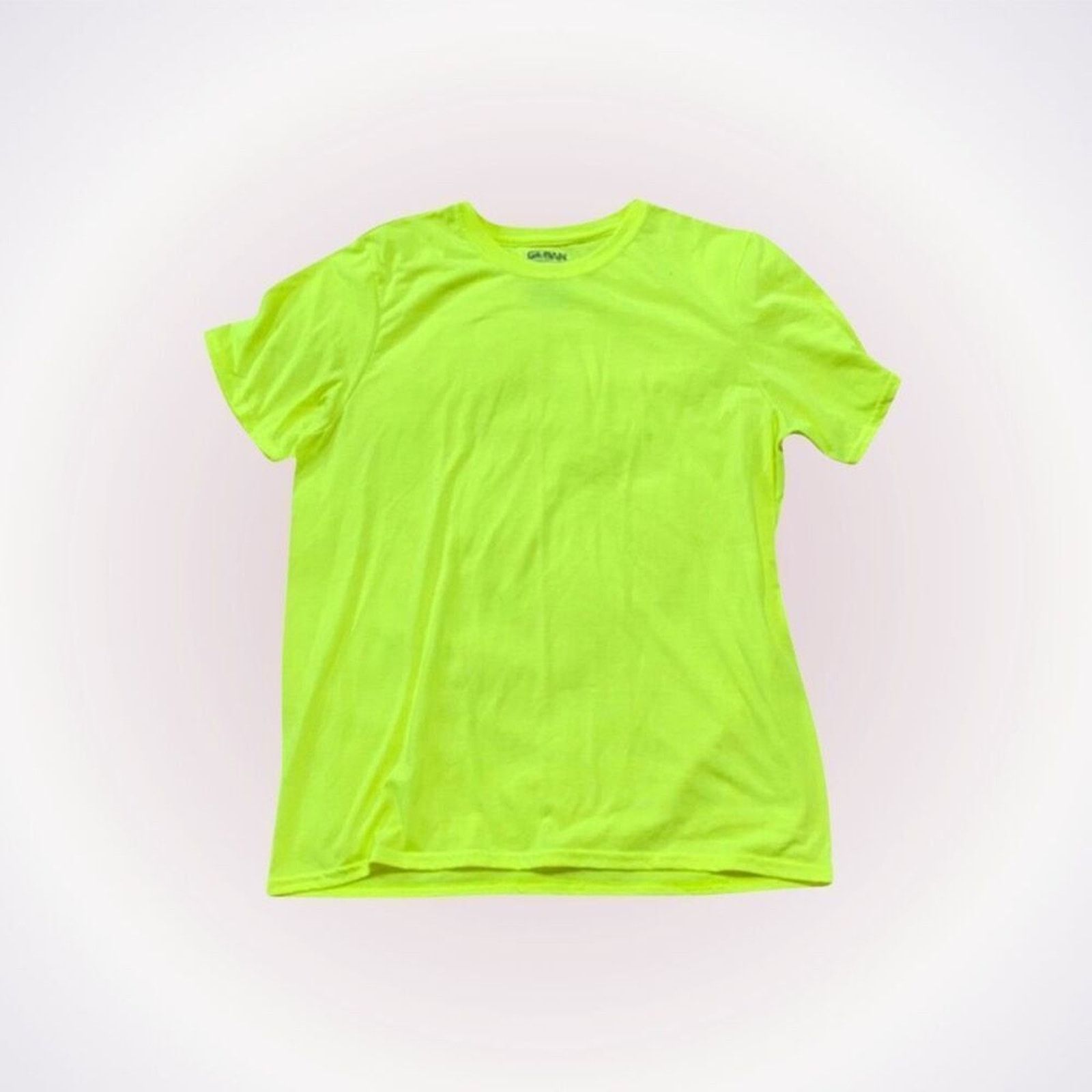Gildan Gildan Neon Yellow Crewneck T-Shirt | Sz L Size US L / EU 52-54 / 3 - 1 Thumbnail