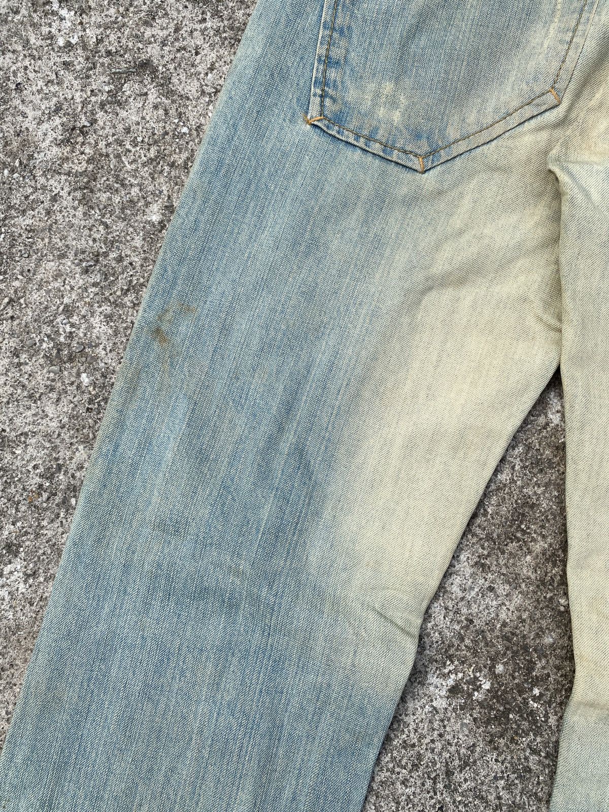 Army Of Me × Japanese Brand Army Of No Distressed Rusty Faded Blue Jeans Size US 31 - 14 Thumbnail