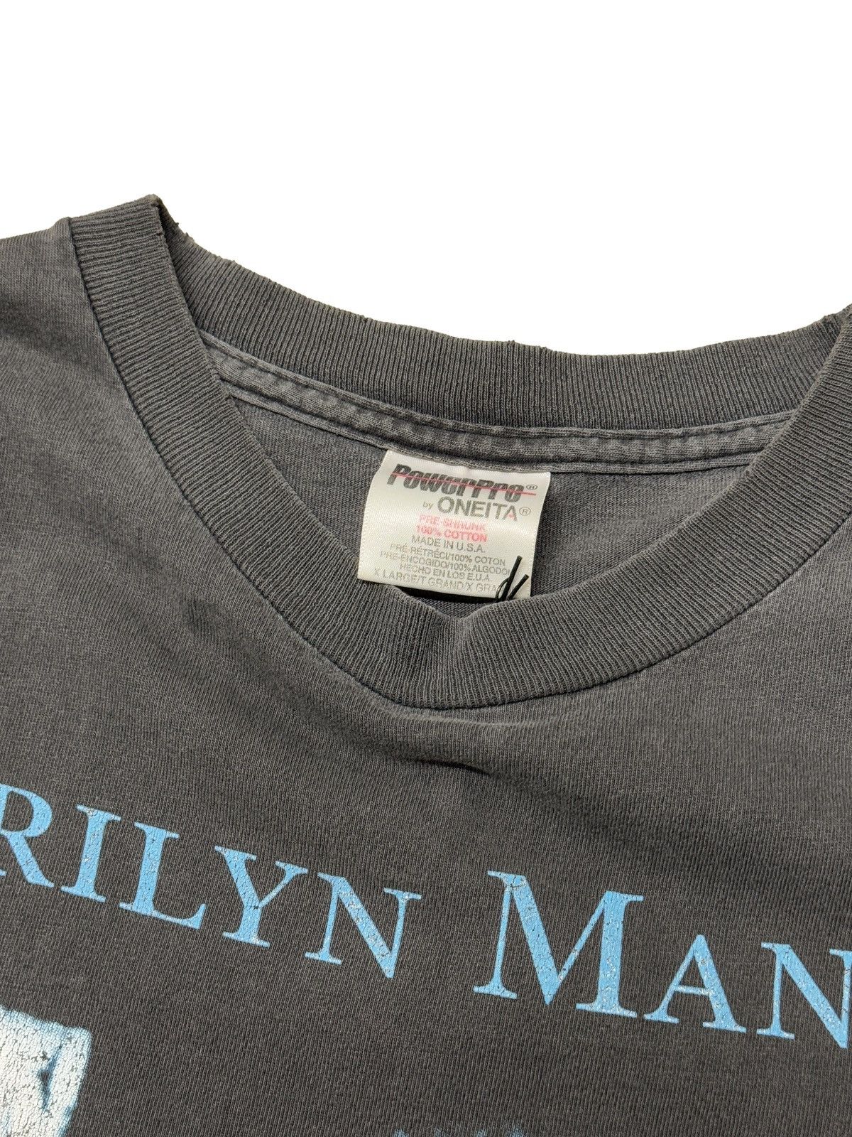 Band Tees × Designer × Vintage 1996 Marilyn Manson “Antichrist Superstar” Band T-Shirt Size US XL / EU 56 / 4 - 4 Thumbnail