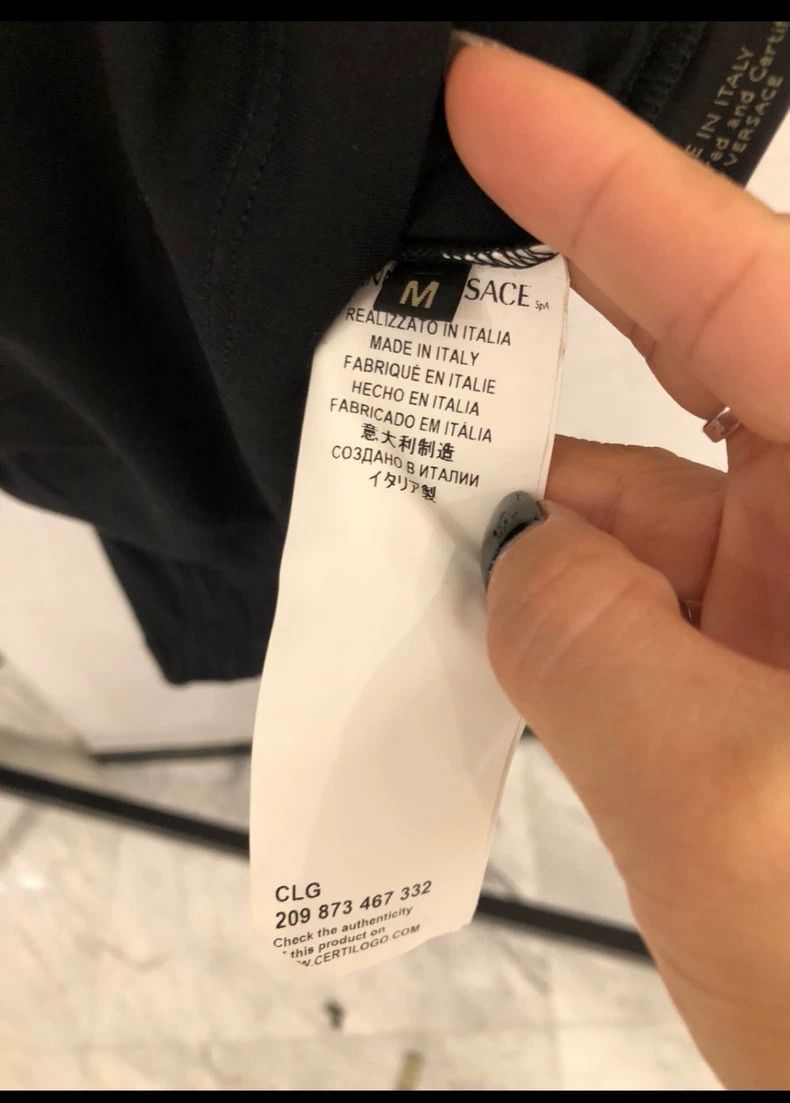 Versace Versace Men's and women's short-sleeved T-shirts Size M / US 6-8 / IT 42-44 - 6 Thumbnail