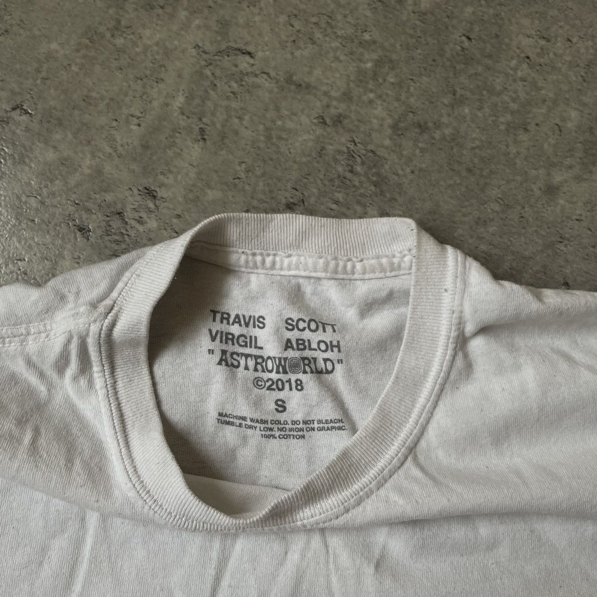 Travis Scott × Virgil Abloh Crazy Travis Scott Virgil Abloh Astroworld 2018 T-Shirt Size US S / EU 44-46 / 1 - 6 Thumbnail