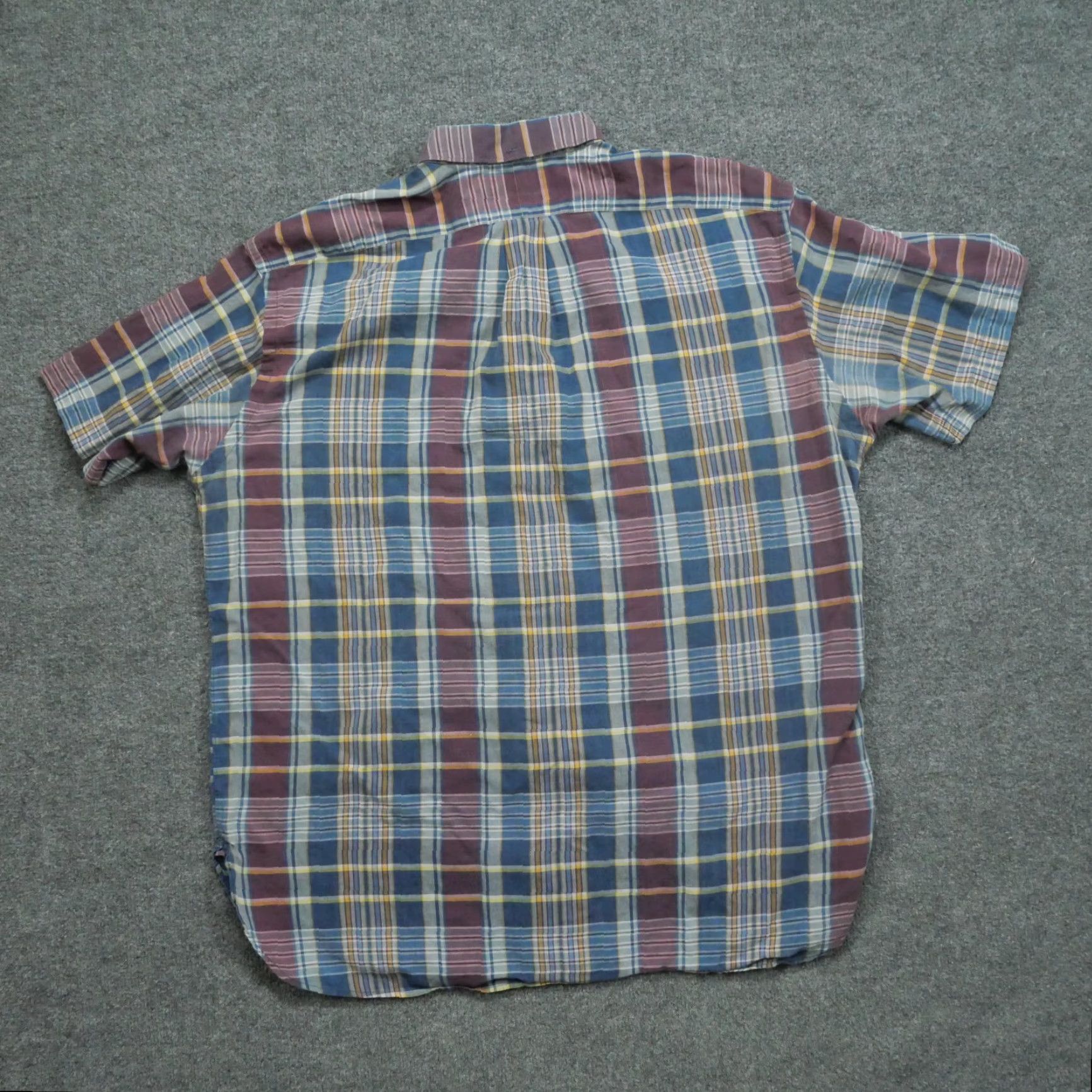 Ralph Lauren Ralph Lauren Shirt Mens XL Multicolor Plaid Button-Up Collar Down Button-Front Classic Preppy Logo Pony Size US XL / EU 56 / 4 - 7 Thumbnail